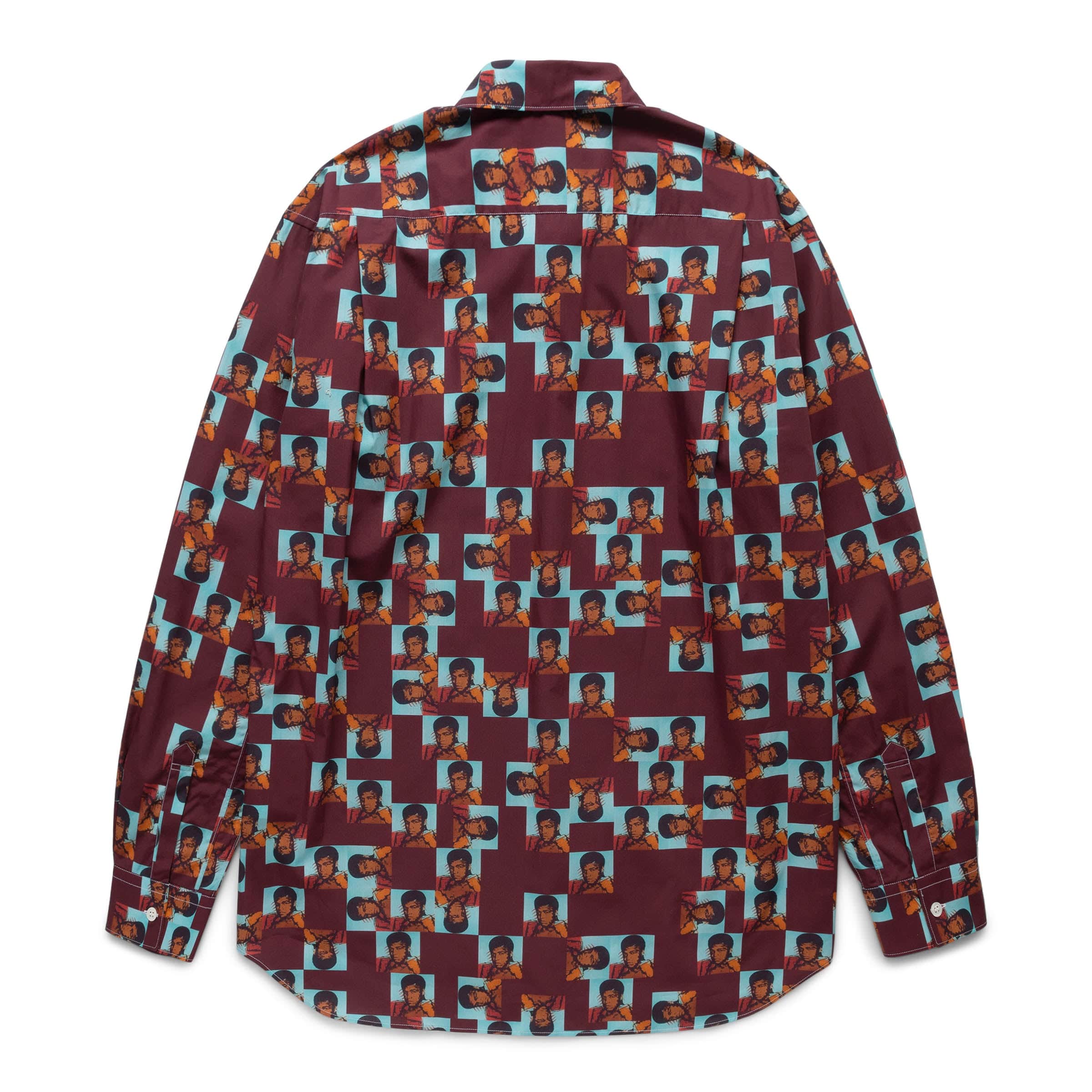 X ANDY WARHOL MUHAMMAD ALI GRAPHIC PRINT SHIRT、mySite、zt4zffjzw