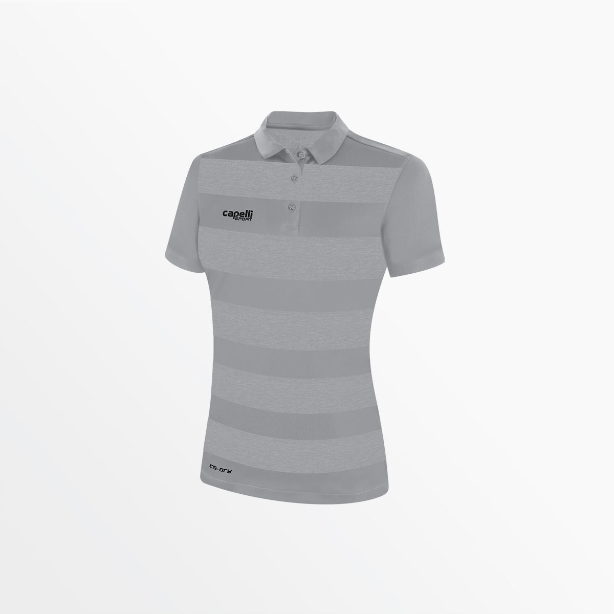 WOMEN'S CLASSIC STRIPE POLY POLO
