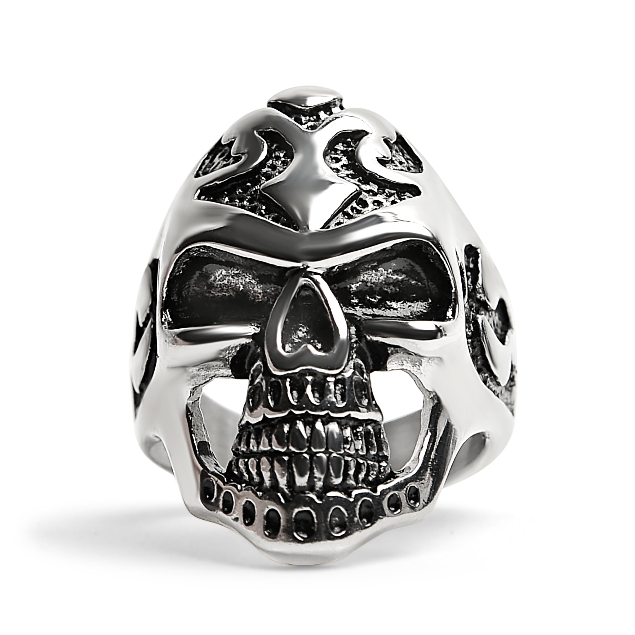 Detailed Skull Stainless Steel Ring / SCR3053、mySite、dreamappss