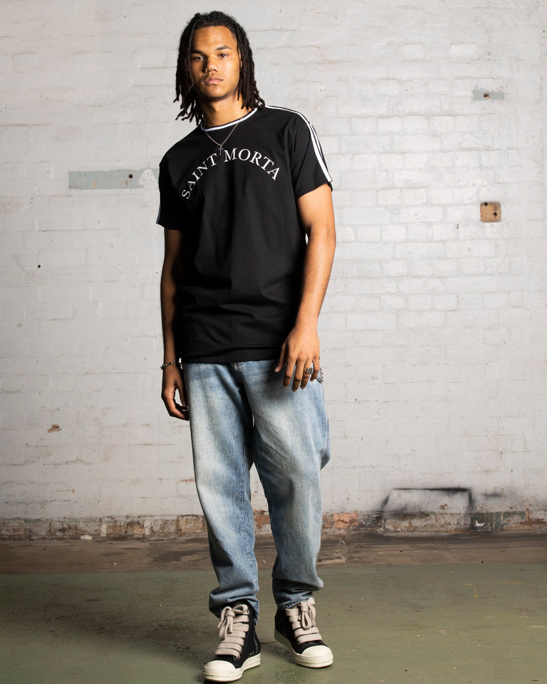 Saint Morta College Lafayette T-Shirt Black/White、mySite、zt4zffjzw