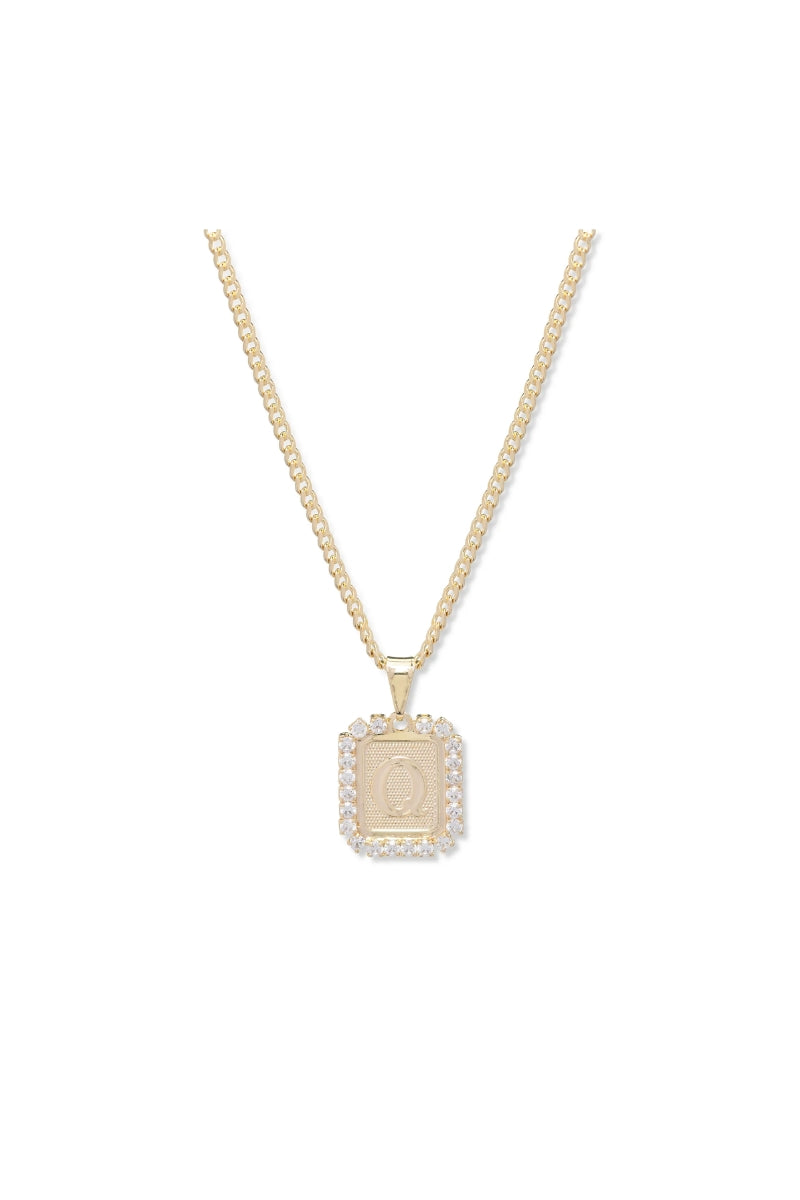 Royal Initial Card Necklace、mySite、hinf8tx79