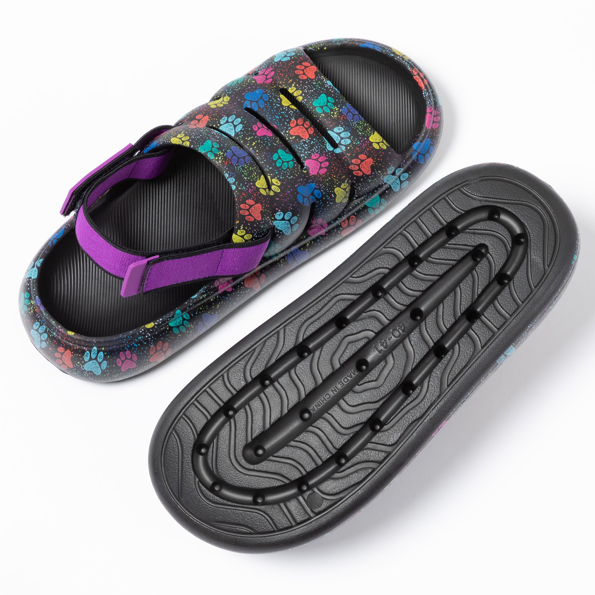 Paw Print Slingback Convertible Sandals、mySite、camillekostekn