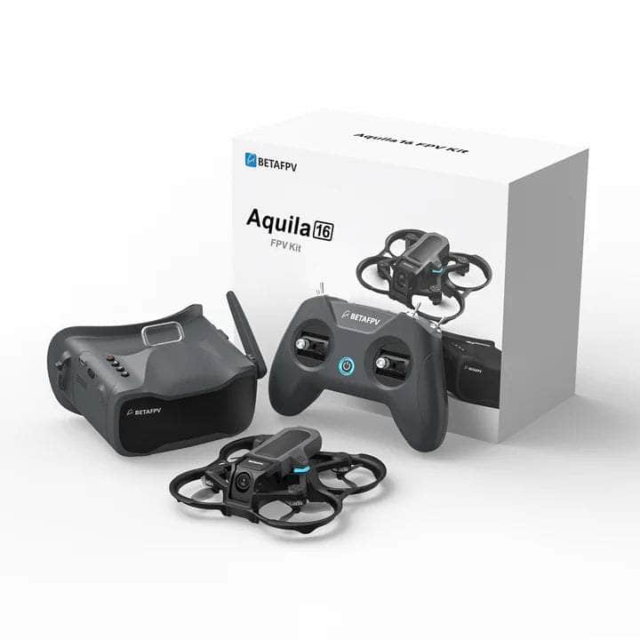  BetaFPV RTF Aquila16 FPV Analog Kit - Aquila16, Goggles, Transmitter, Batteries, Charger & Case、mySite、merchandisen