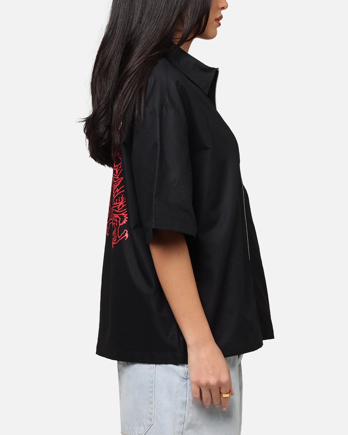 Ed Hardy Dragon Zip Shirt Black、mySite、zt4zffjzw