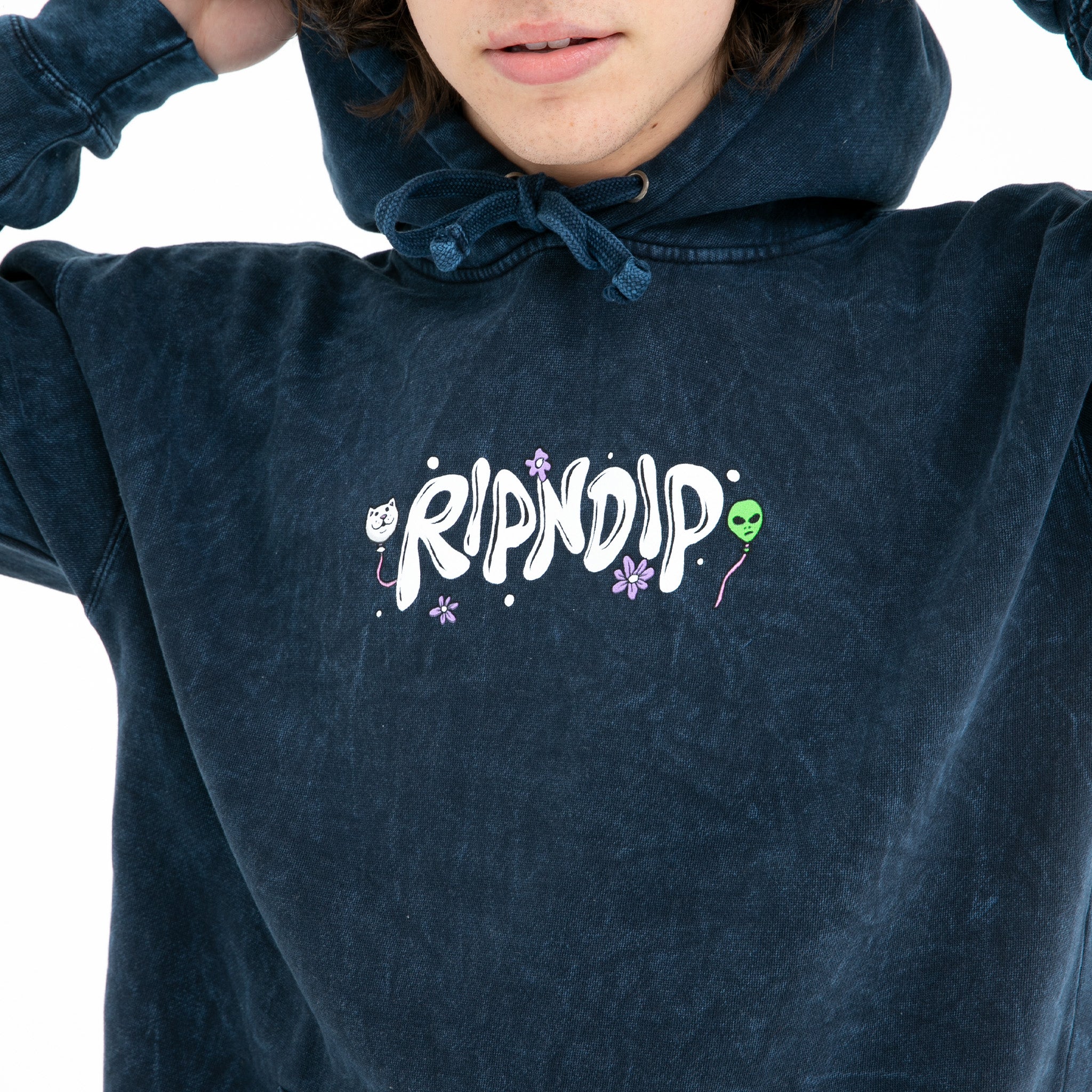  Super High Hoodie (Navy Mineral Wash)、mySite、merchandisen