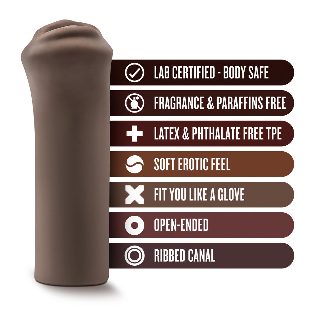 Hot Chocolate By Blush® | Naughty Nicole Realistic Chocolate Body Part Mouth Masturbator、mySite、bottomscart