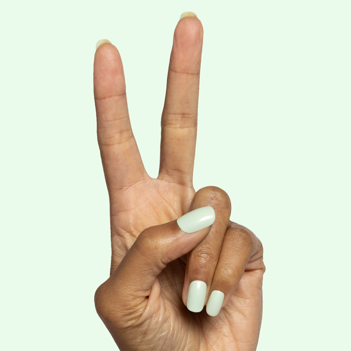 Seafoam - Tab Press-On | Short | Squoval - Part of Set、mySite、solidvoid