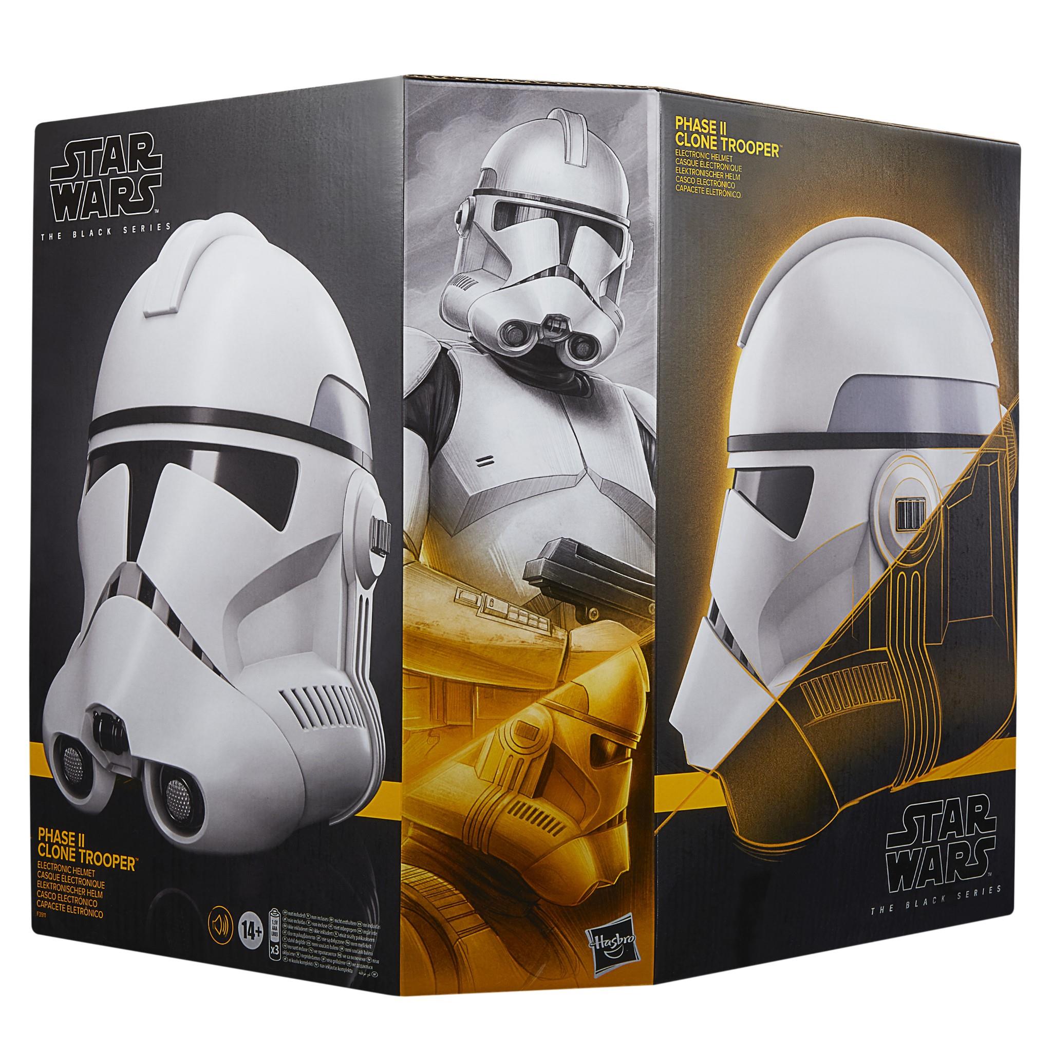 Star Wars The Black Series Phase II Clone Trooper Premium Electronic Helmet、mySite、camillekostekn