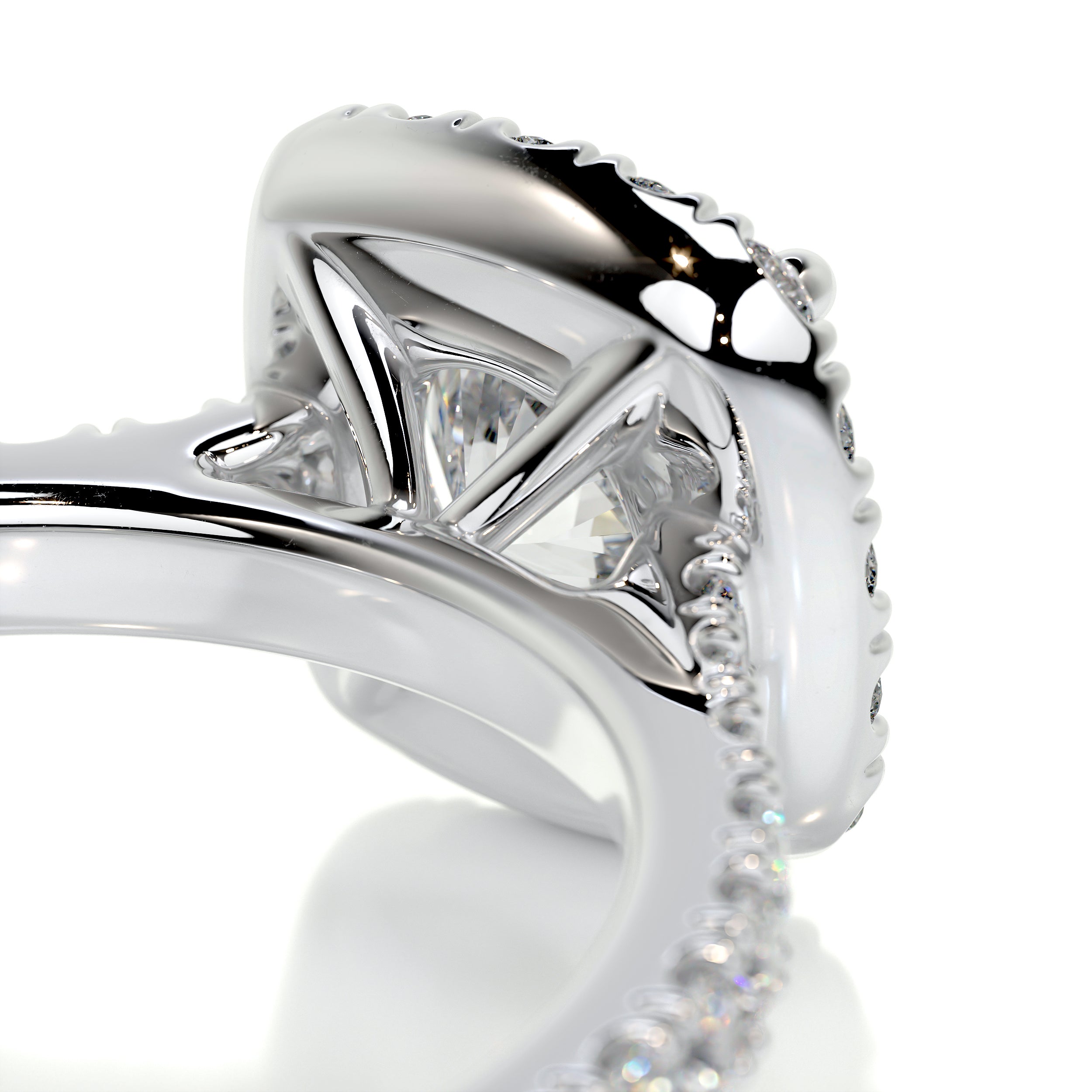 Claudia Diamond Engagement Ring -14K White Gold、mySite、hinf8tx79