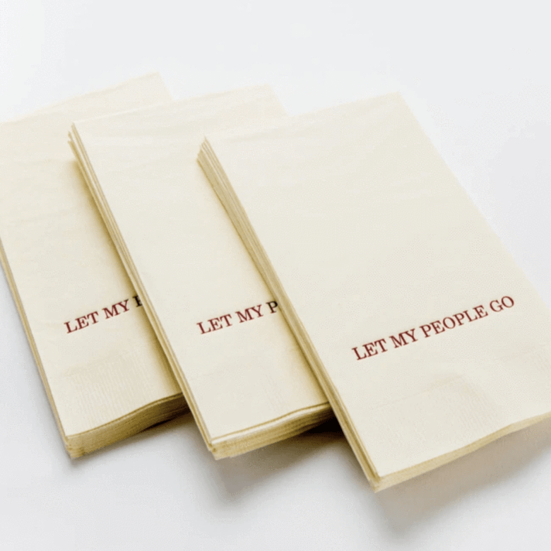 Let My People Go Hand Towels, Set of 20、mySite、topwebapps