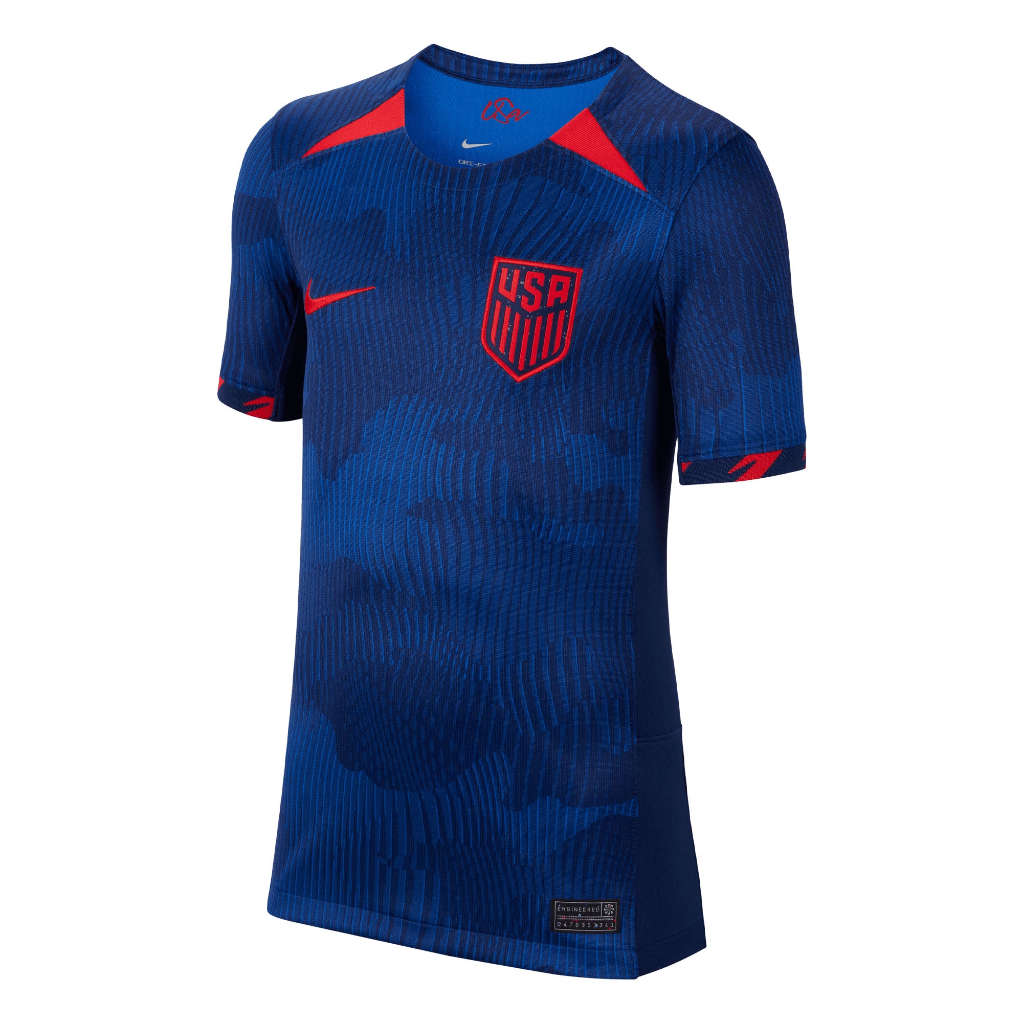 Nike Kids USA 2023/24 Away Jersey Royal/Red、mySite、bottomscart