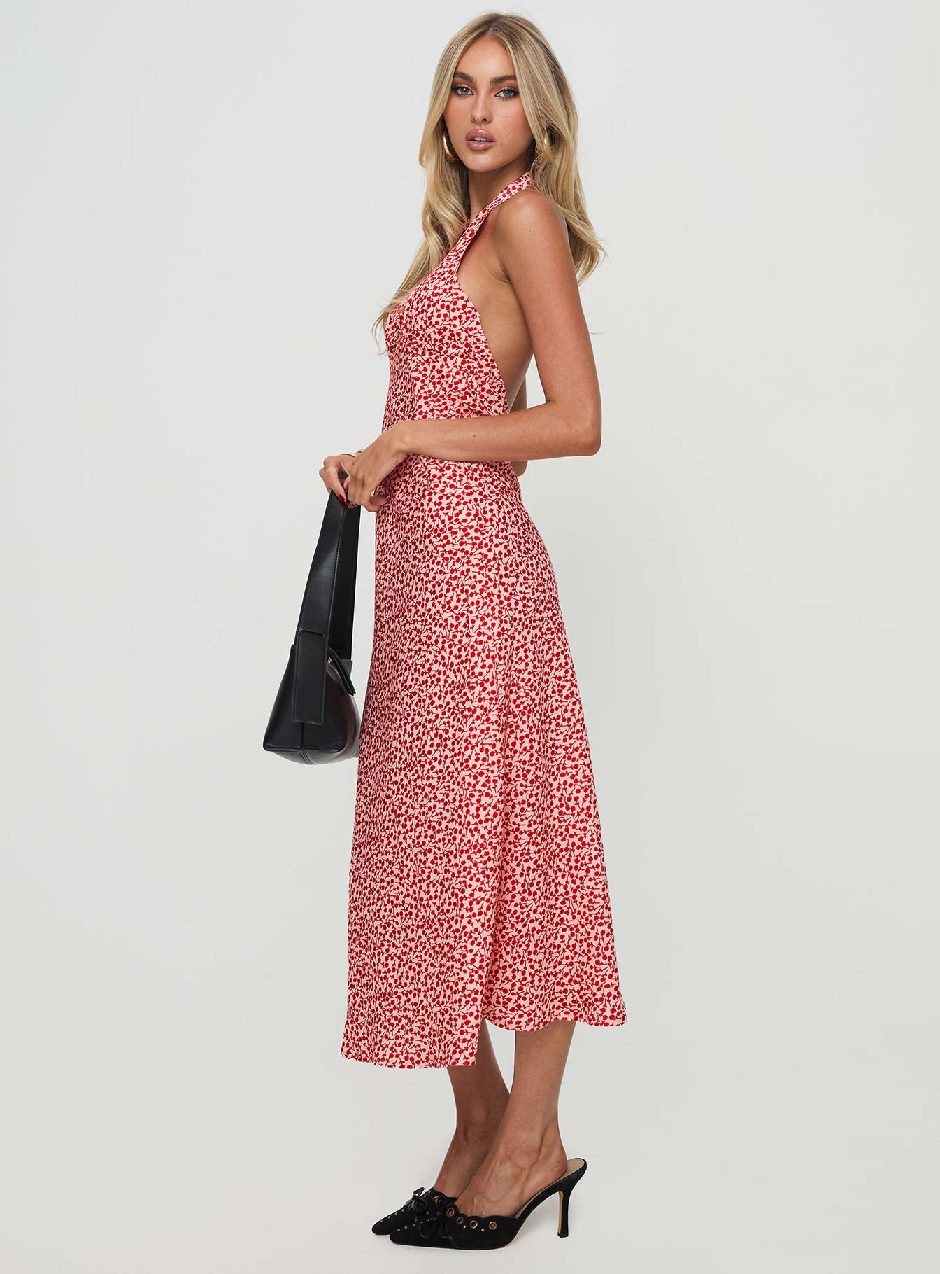 Danielo Maxi Dress Red Floral、mySite、solidvoid