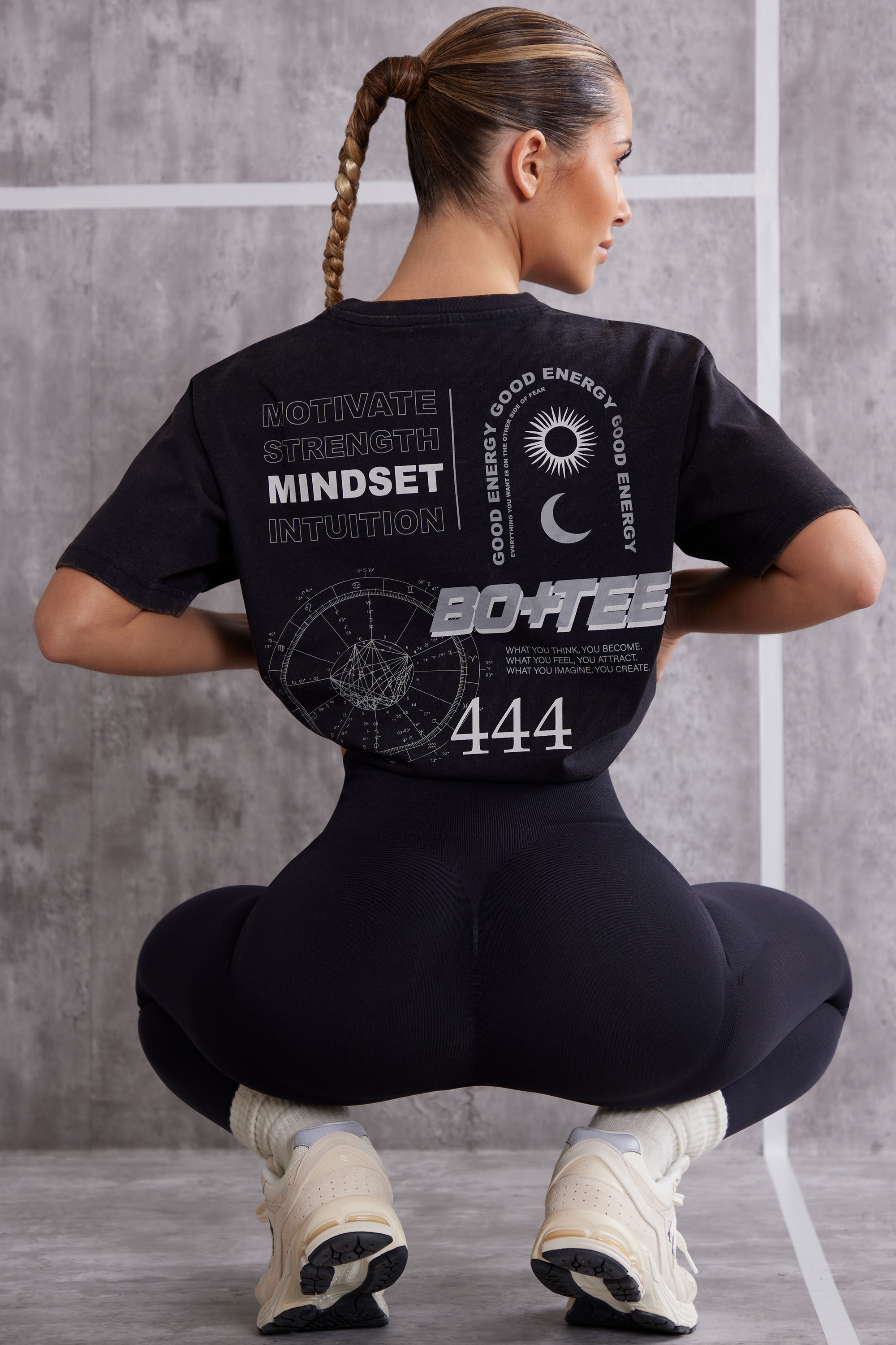 Oversized T-Shirt in Jet Black、mySite、solidvoid