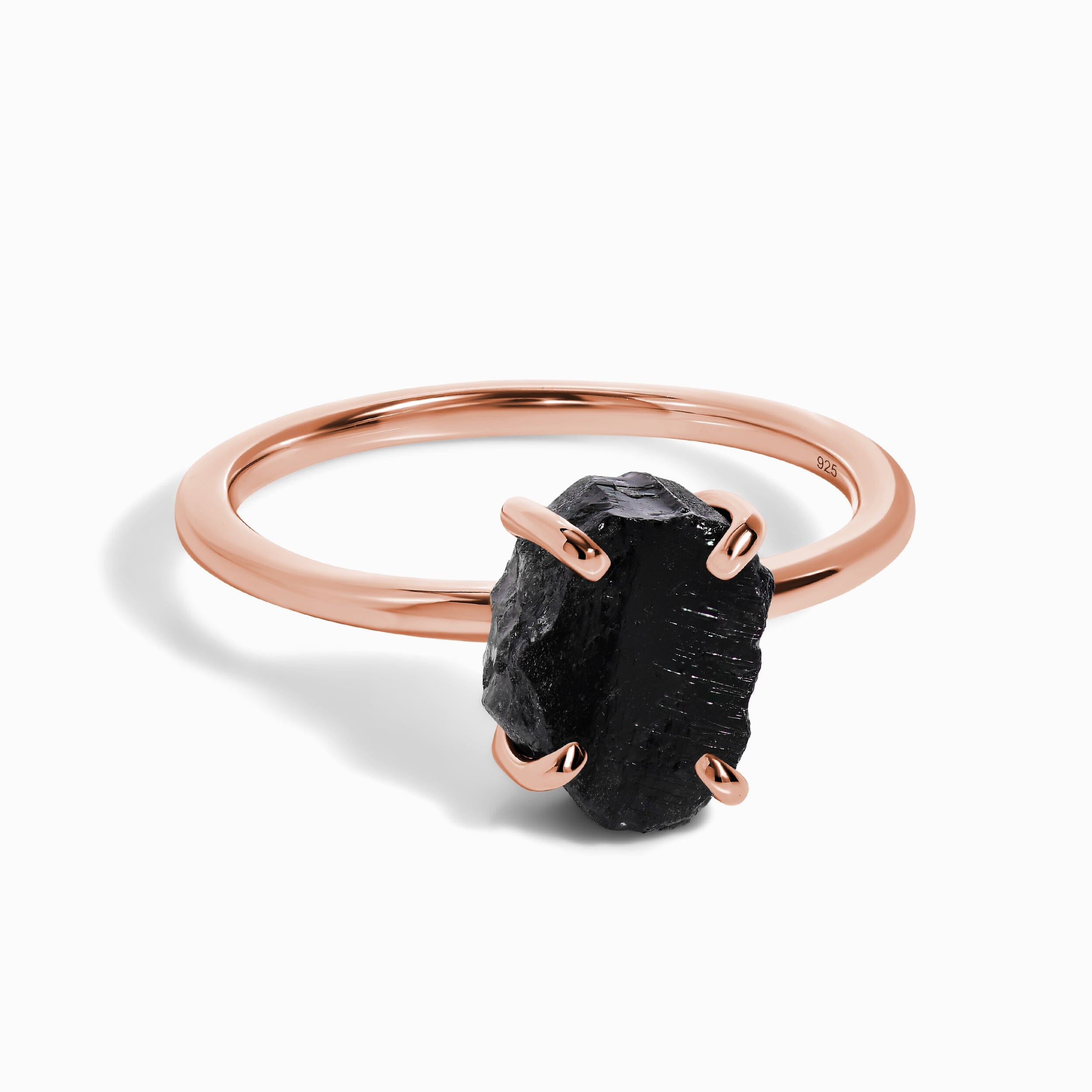 Raw Crystal Ring - Petite Black Obsidian、mySite、hinf8tx79
