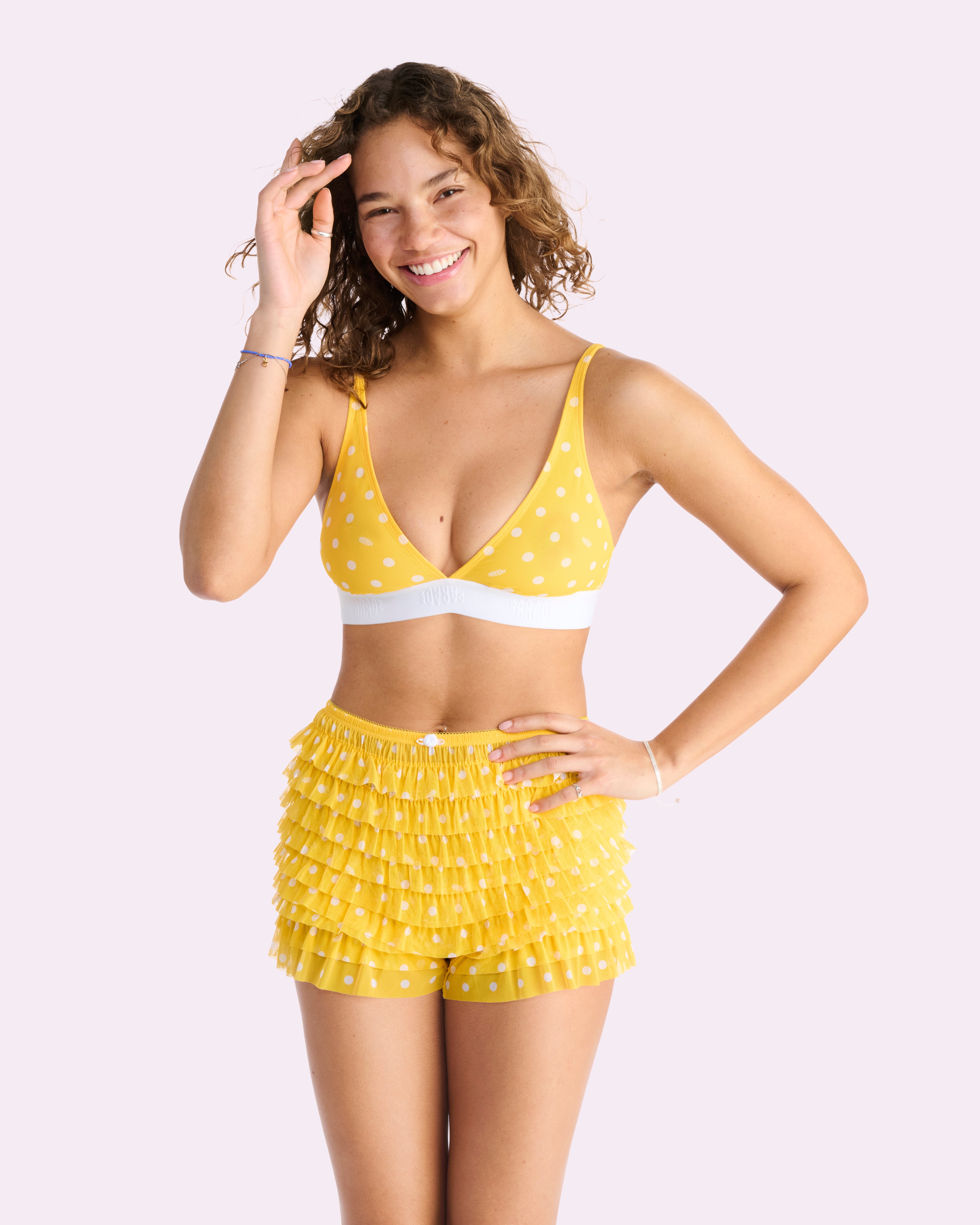 Silky Mesh Flutter Bloomer | Silky Mesh (Parade Dots)、mySite、bengalsvssteelers