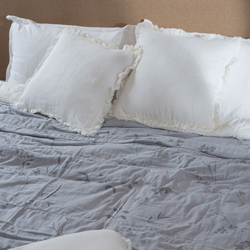 Linen Cushion Cover | Ivory | 45 x 45 cm、mySite、camillekostekn