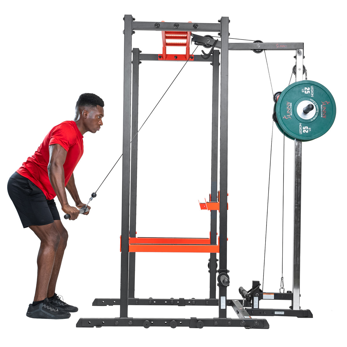  Sunny Strength™ Stretch Training Machine Lat Pulldown Pulley System Attachment for Power Racks、mySite、ghnorth