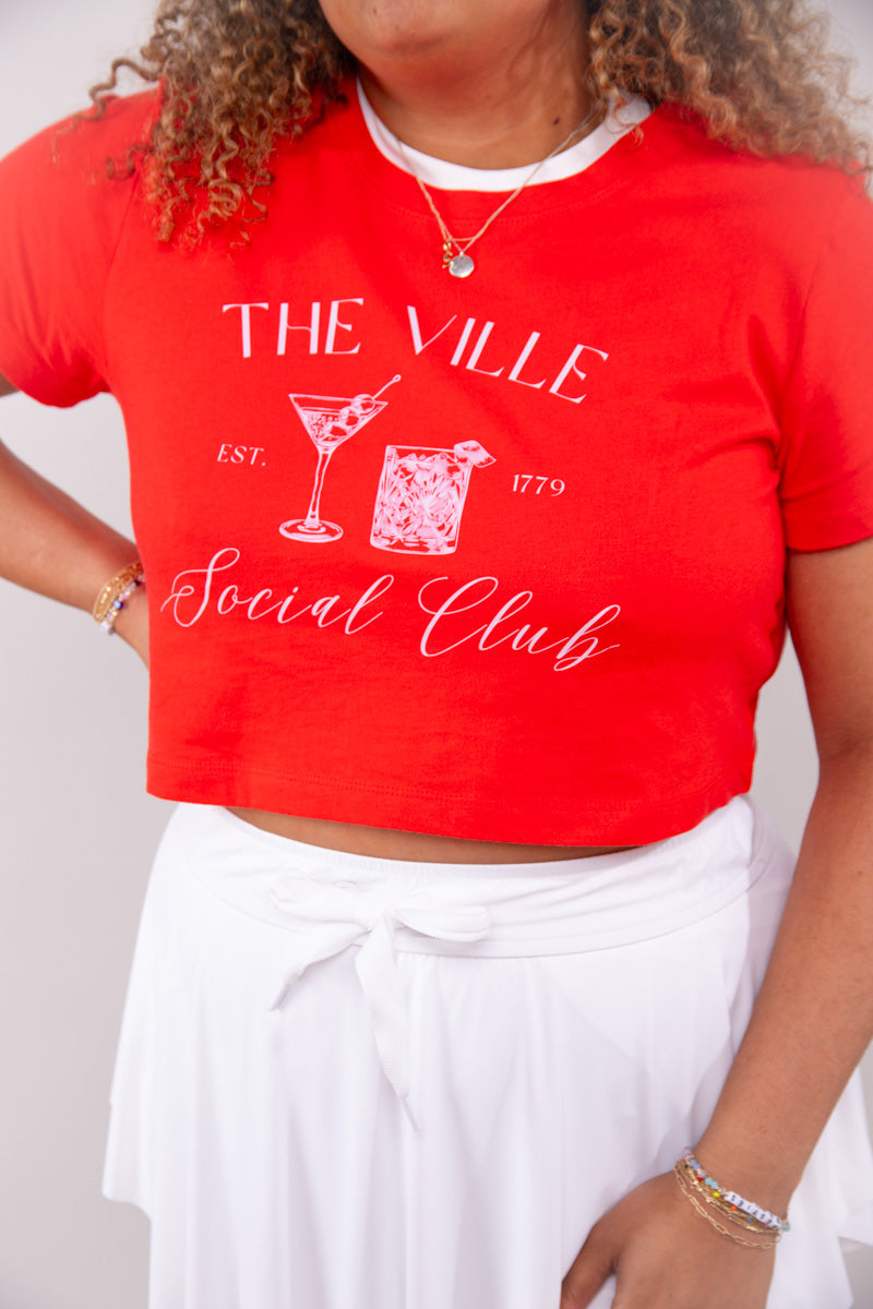 The Ville Social Club Cropped Boxy Tee、mySite、hinf8tx79