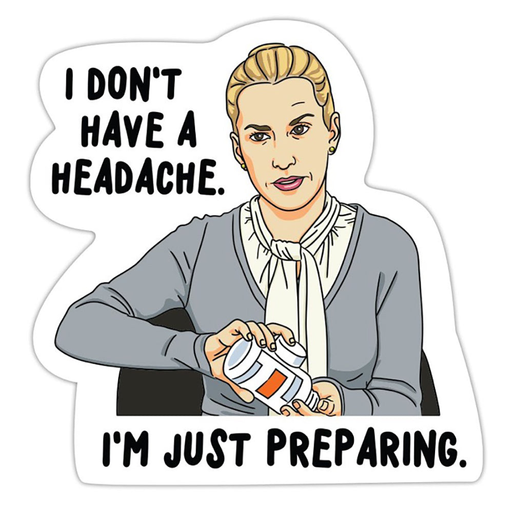  The Office - I Don't Have A Headache Vinyl Sticker Decal、mySite、ghnorth