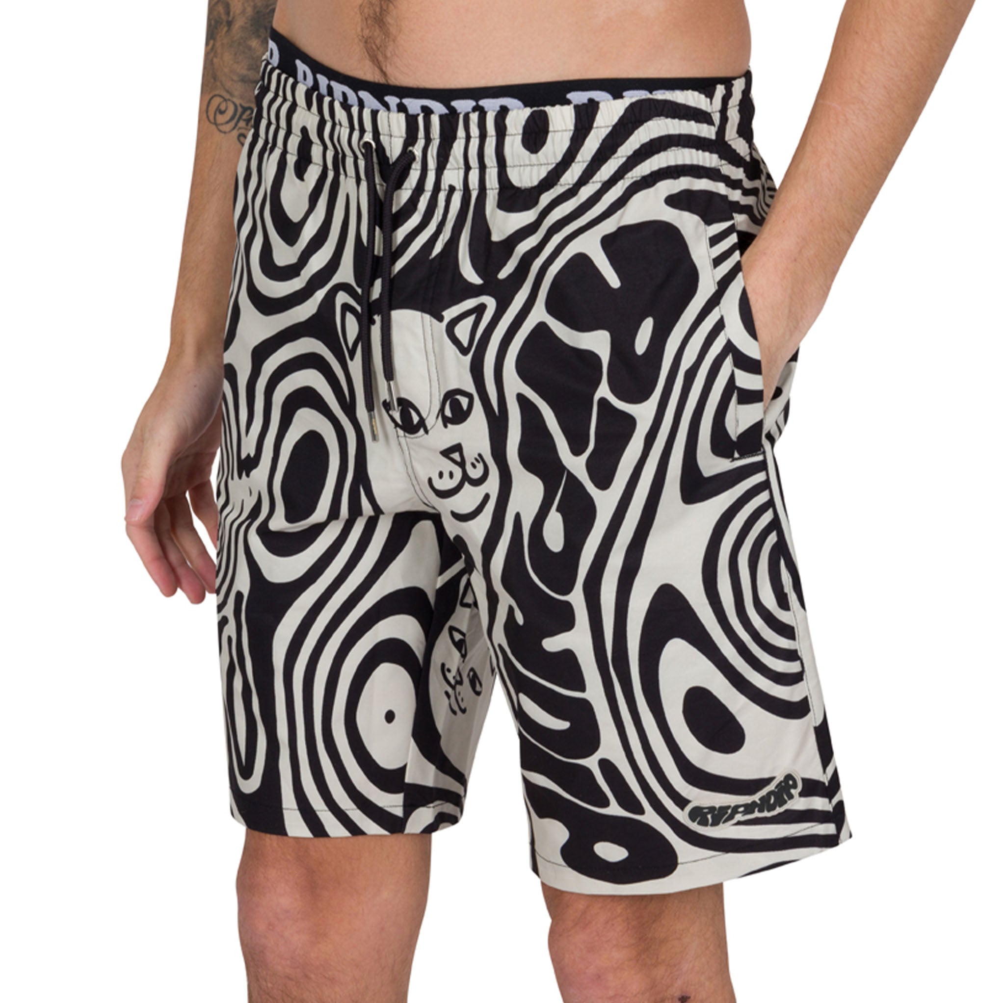  Hypnotic Swim Shorts (Black/Cream)、mySite、merchandisen