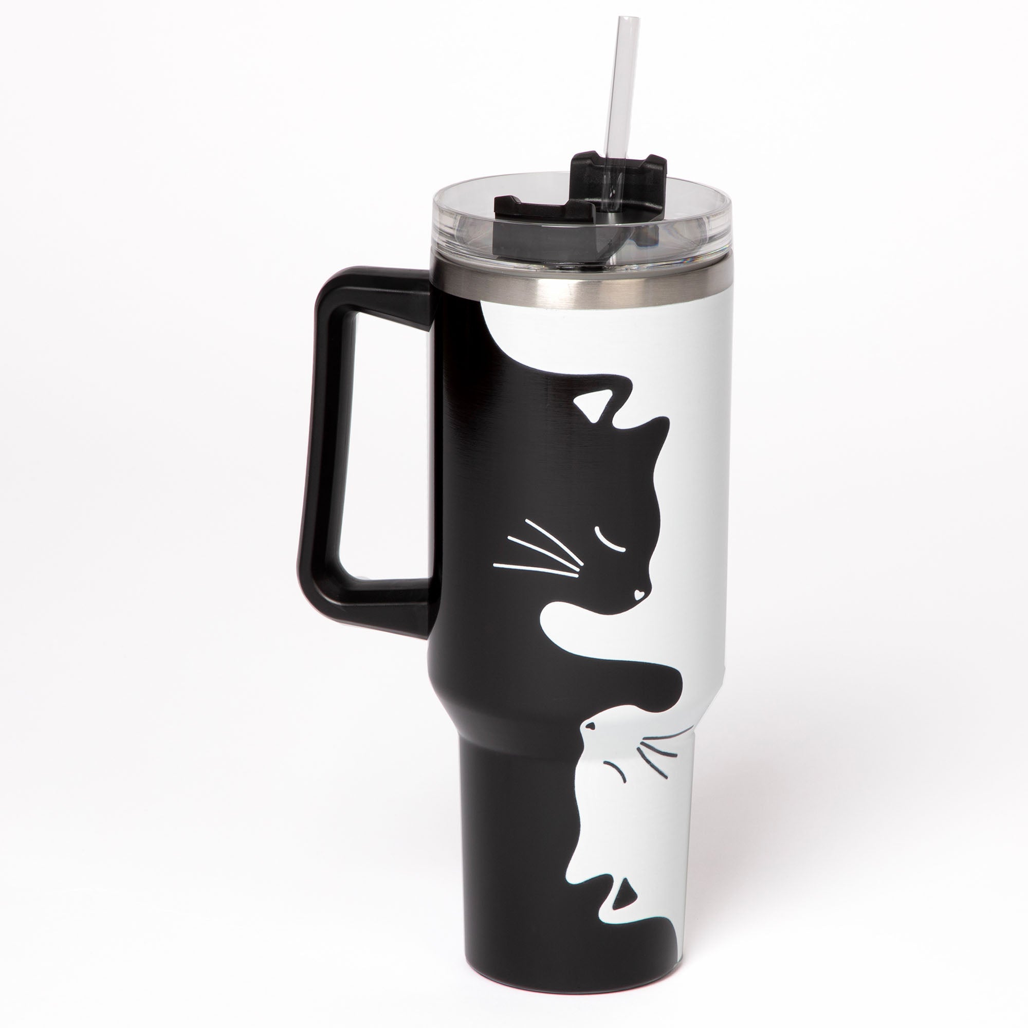 Paw Print Vacuum Sealed Stainless Steel Tumbler - 40 oz、mySite、camillekostekn