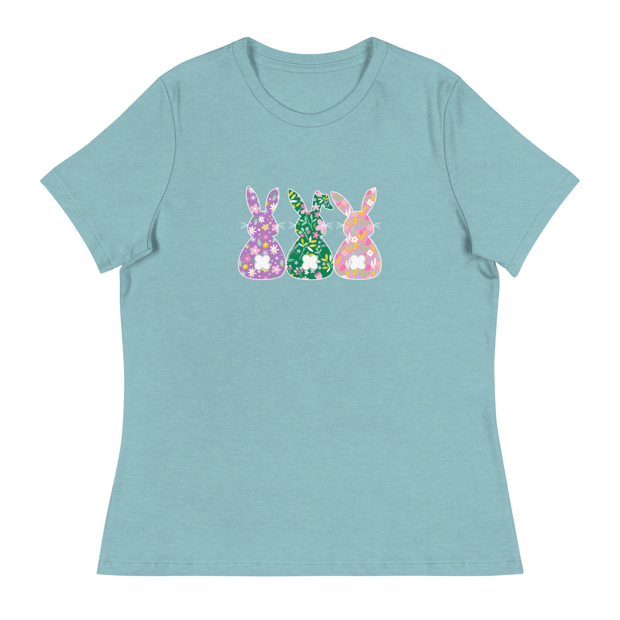 Whimsical Bunnies Women's Relaxed T-Shirt、mySite、camillekostekn