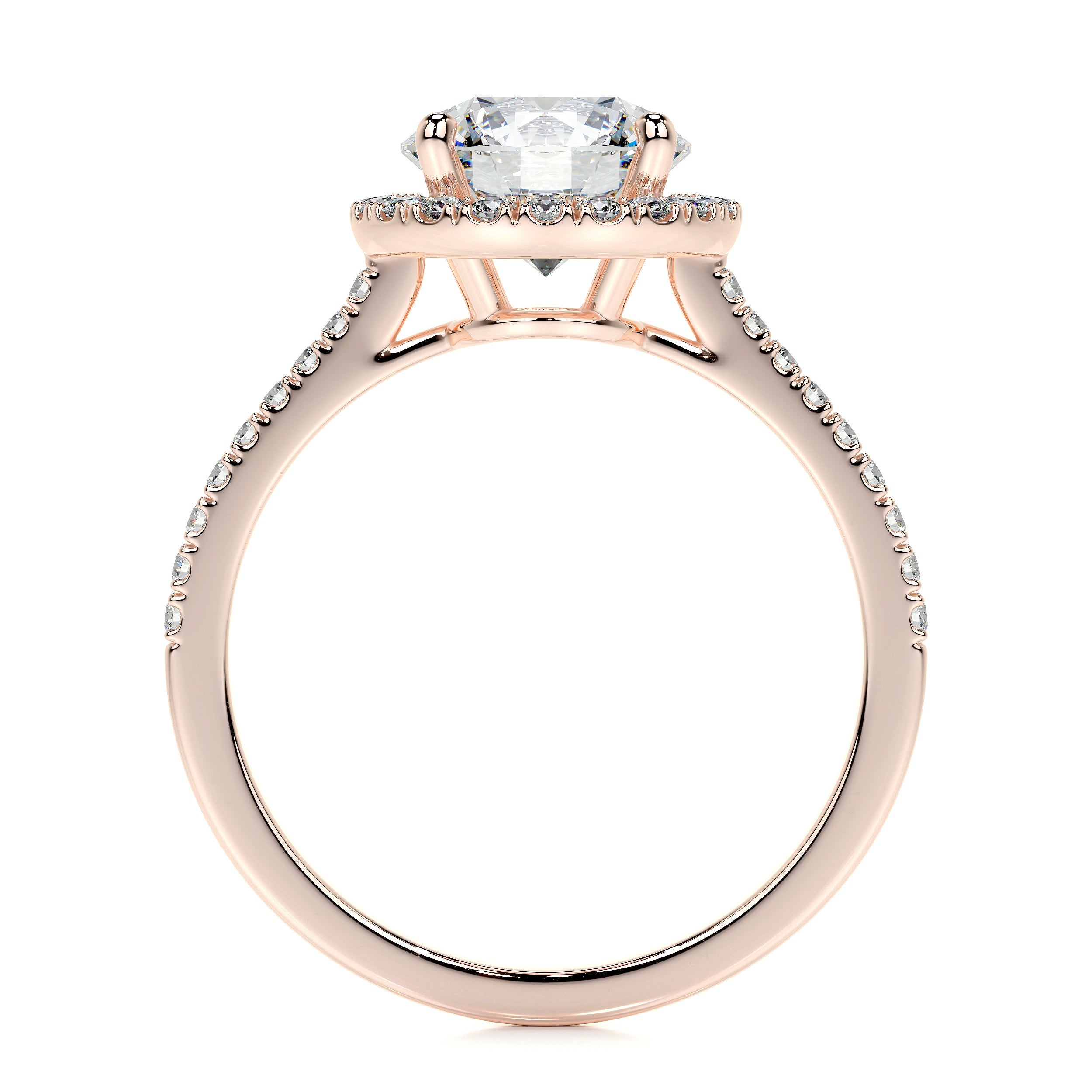 Layla Lab Grown Diamond Ring -14K Rose Gold、mySite、hinf8tx79
