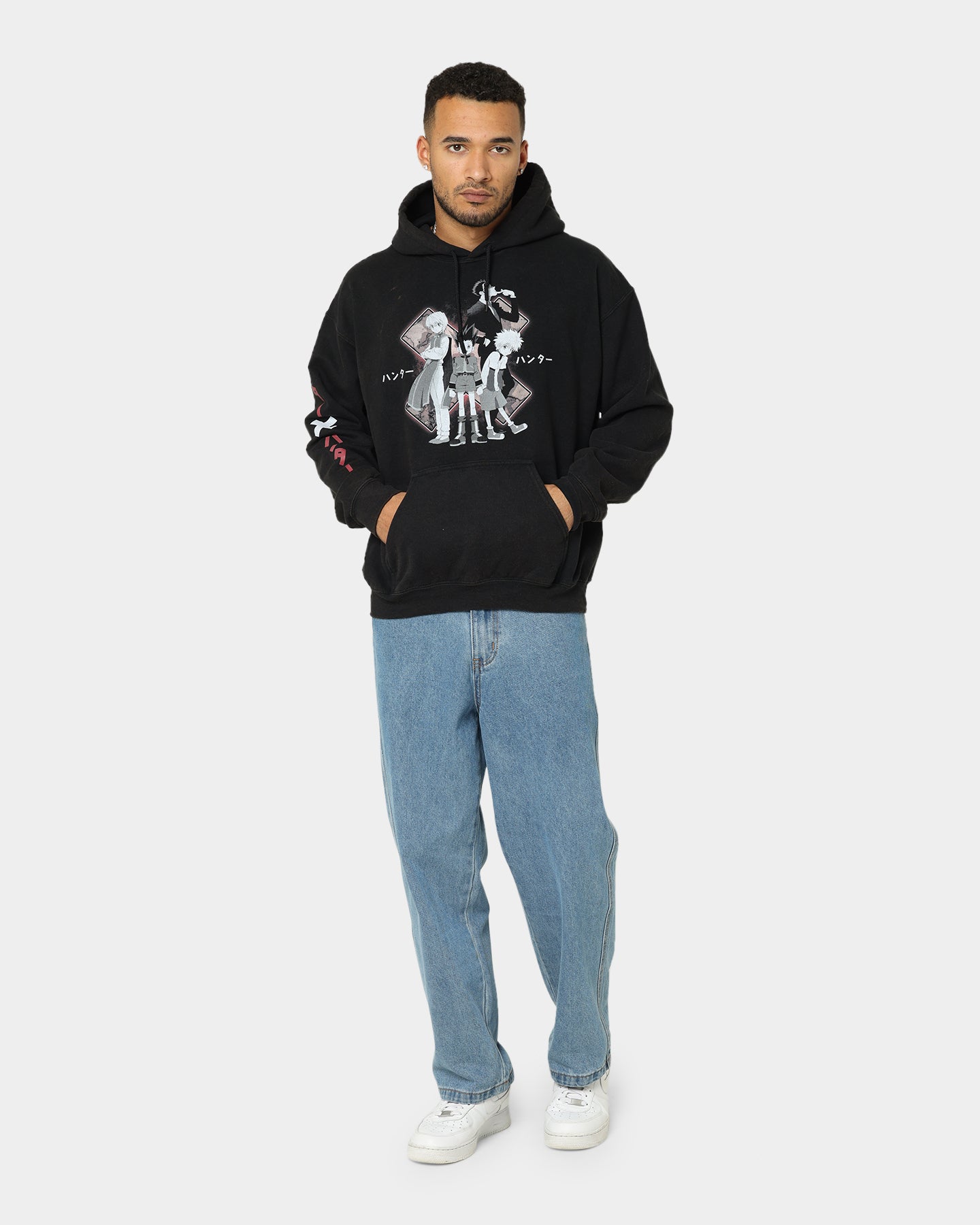 Goat Crew X Hunter X Hunter Vintage Hoodie Black Wash、mySite、zt4zffjzw