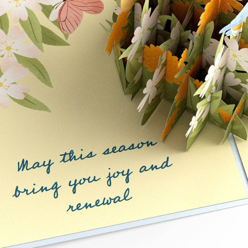 Spring Joy & Renewal Pop-Up Card、mySite、solidvoid
