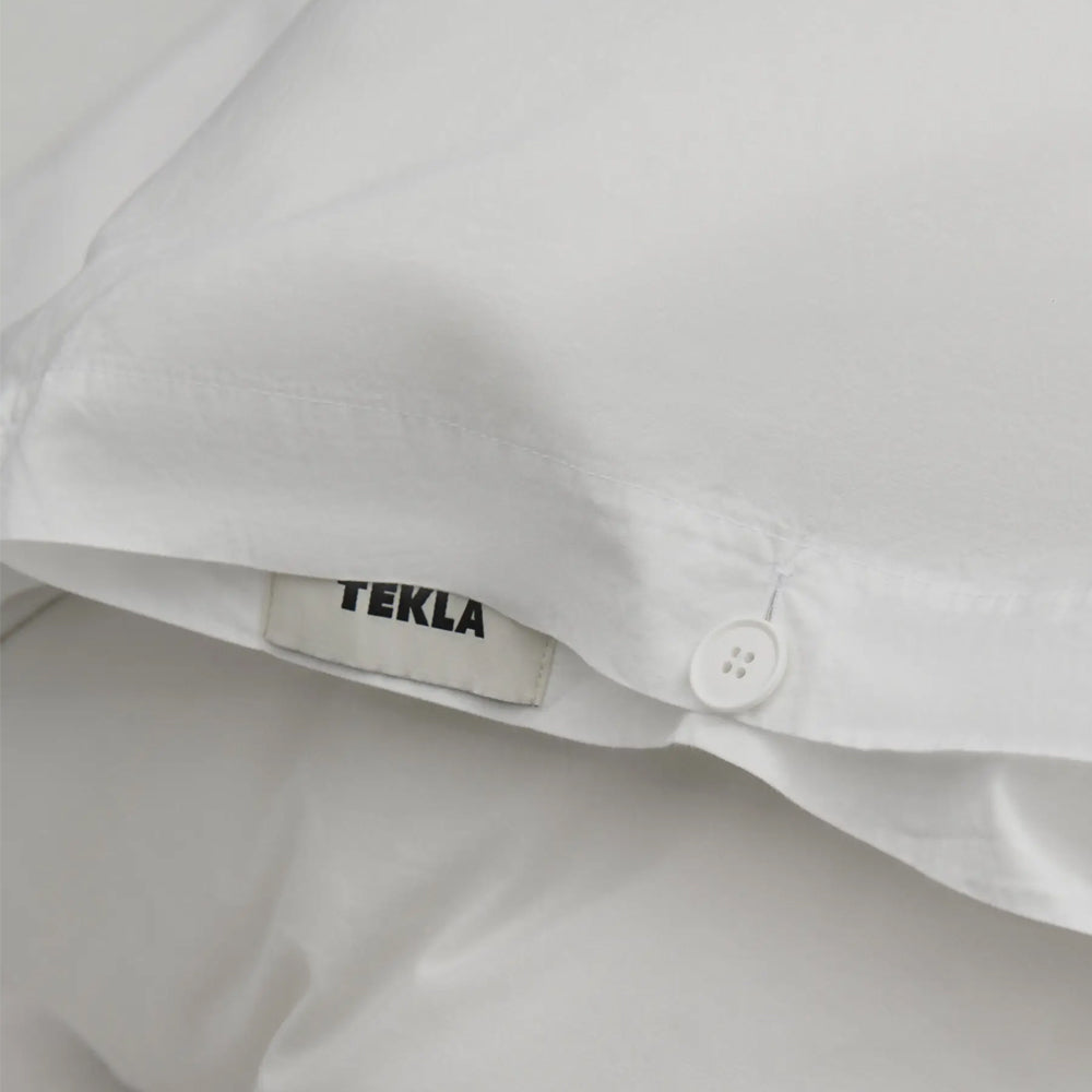  Tekla Cotton Percale Queen Duvet Cover / Broken White、mySite、merchandisen