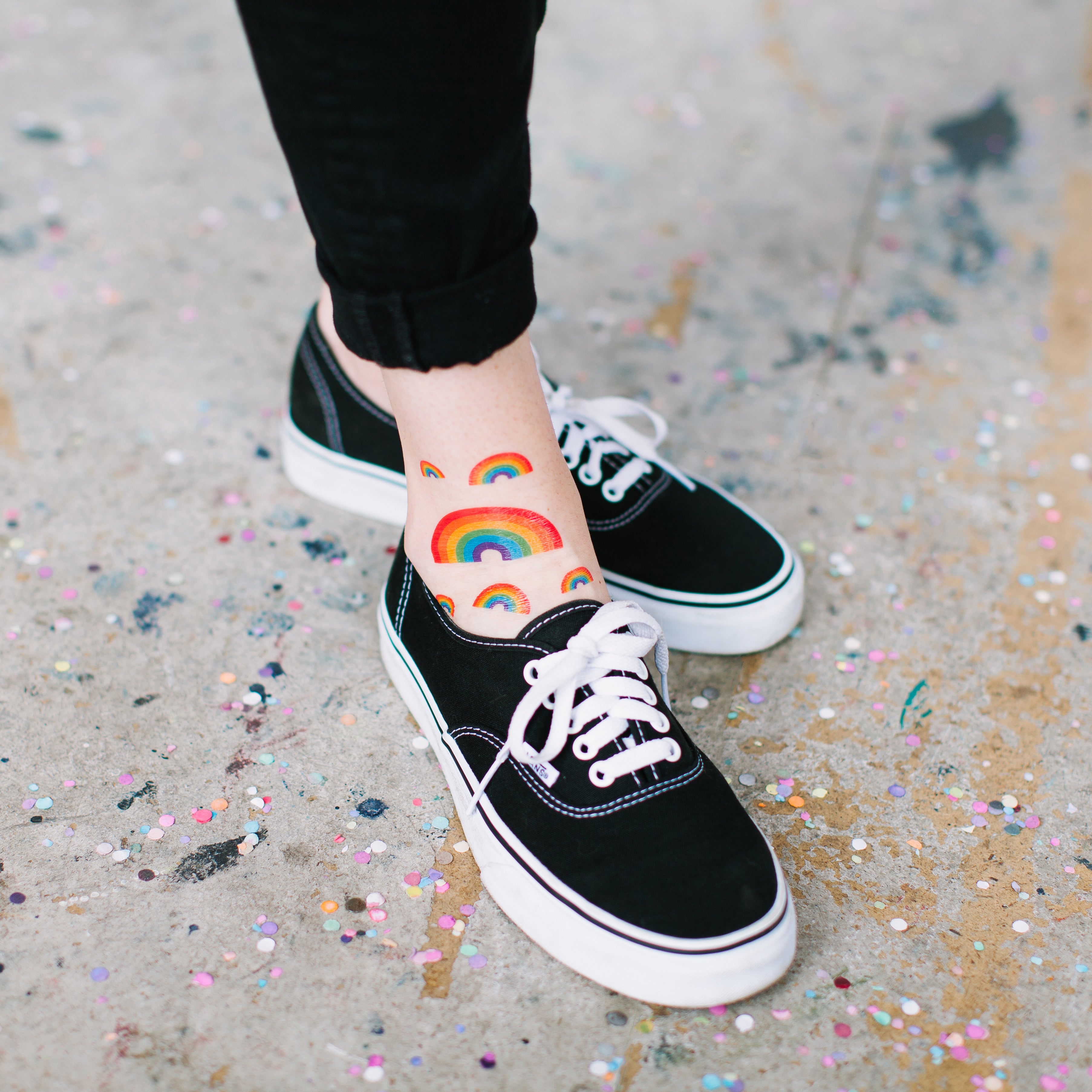  Rainbow Tattly Temporary Tattoos、mySite、ghnorth