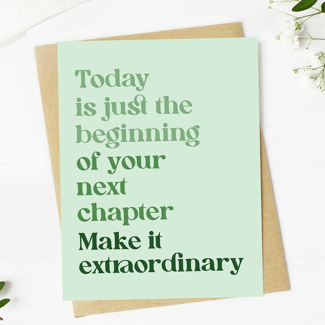  Today is just the beginning Inspirational Graduation Card、mySite、ghnorth