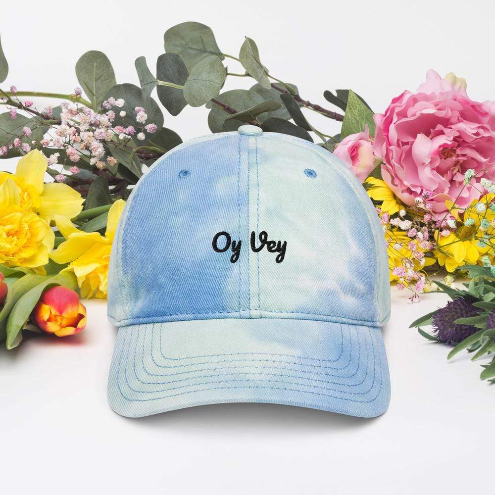 Oy Vey Tie Dye Hat - Pink or Blue、mySite、topwebapps