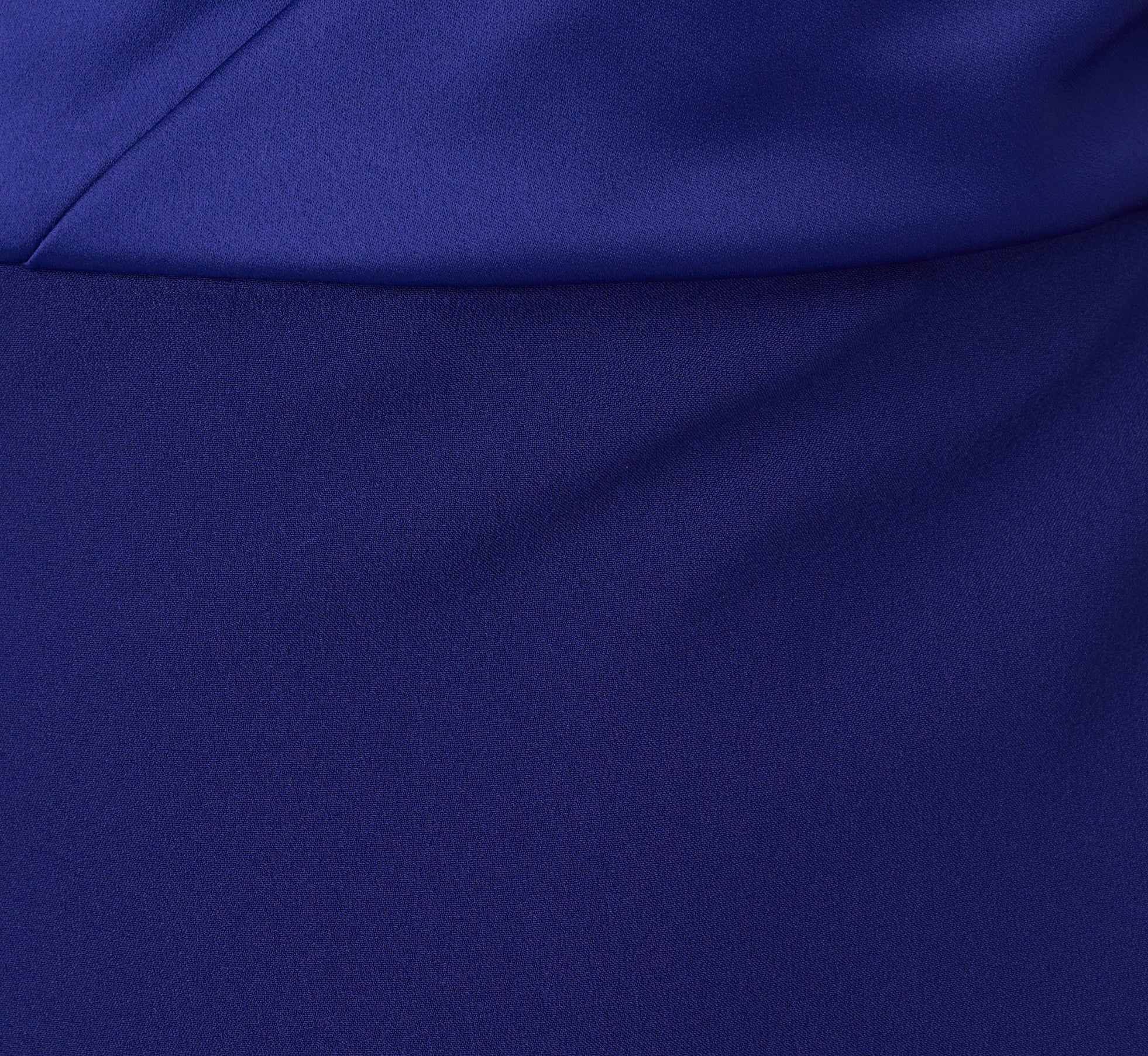 One Shoulder Ruffle Midi Sheath Dress In Dark Blue Violet、mySite、solidvoid