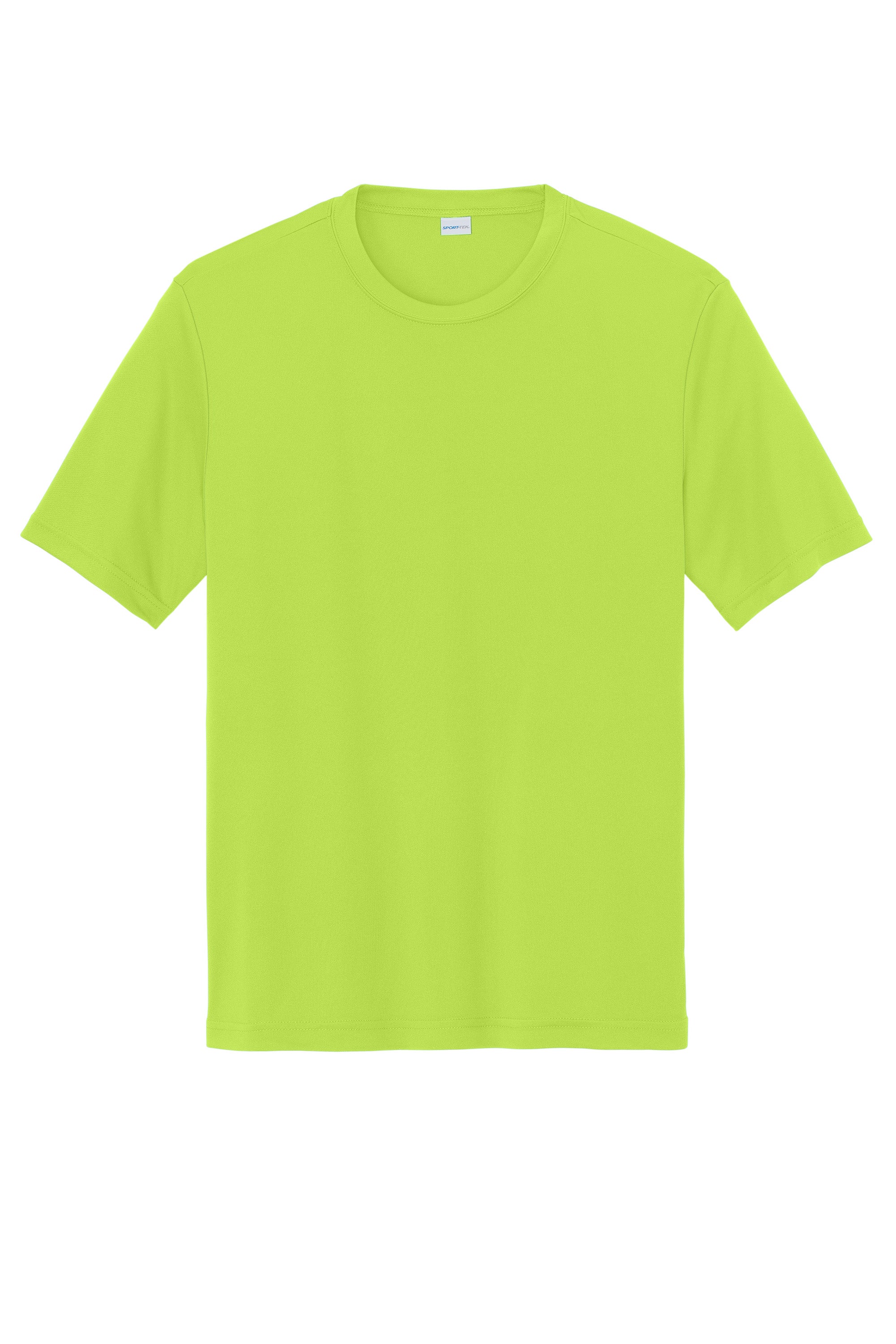 Sport-Tek Youth PosiCharge Competitor Tee - Lime Shock、mySite、noshort