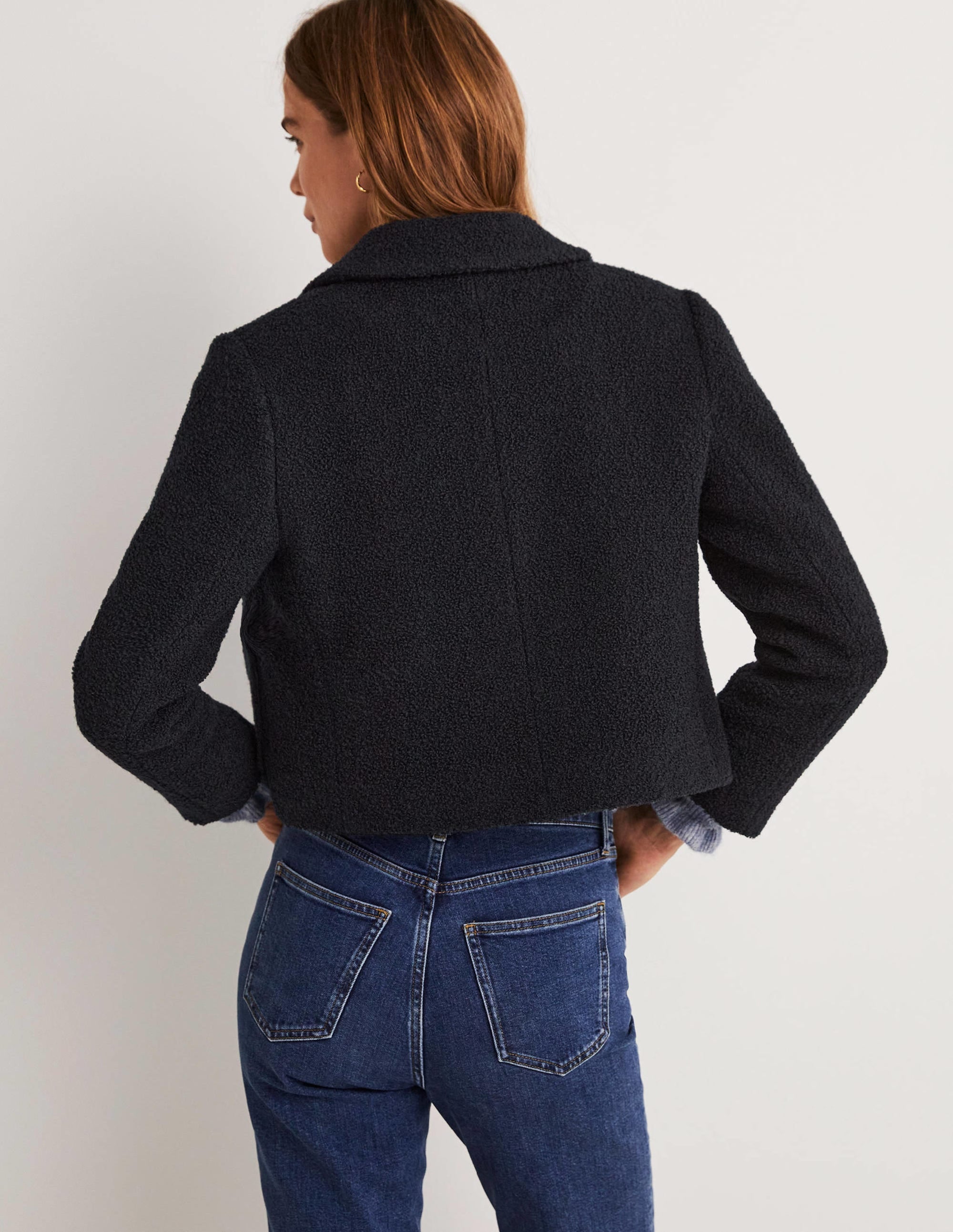  Rye Cropped Jacket-Navy、mySite、ashleygrahame