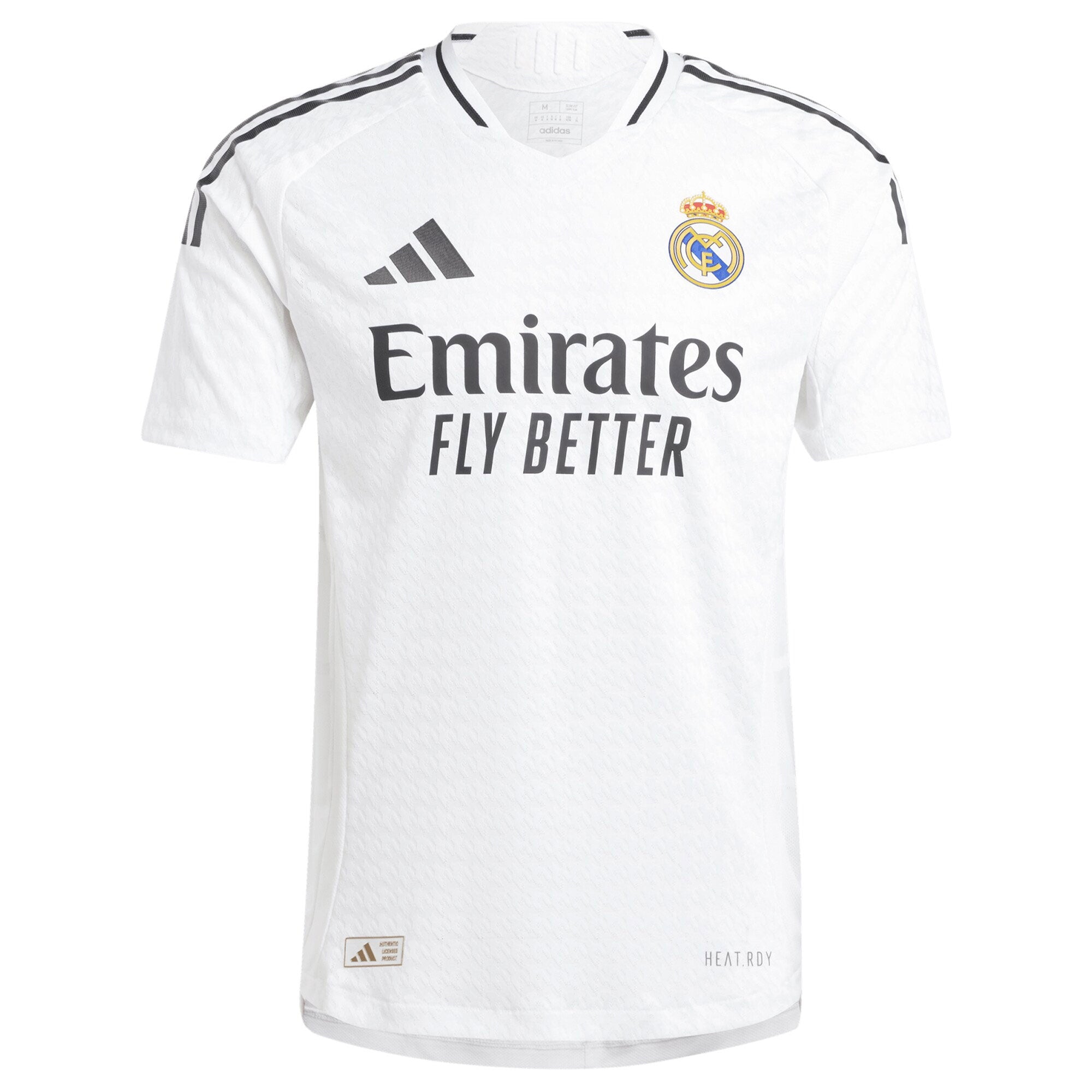 adidas Men's Real Madrid 2024/25 Authentic Home Jersey w/ Mbappe #9 Printing、mySite、bottomscart