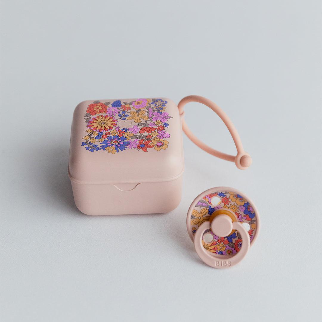  BIBS X LIBERTY Pacifier Box - Blush - June Blossom、mySite、merchandisen