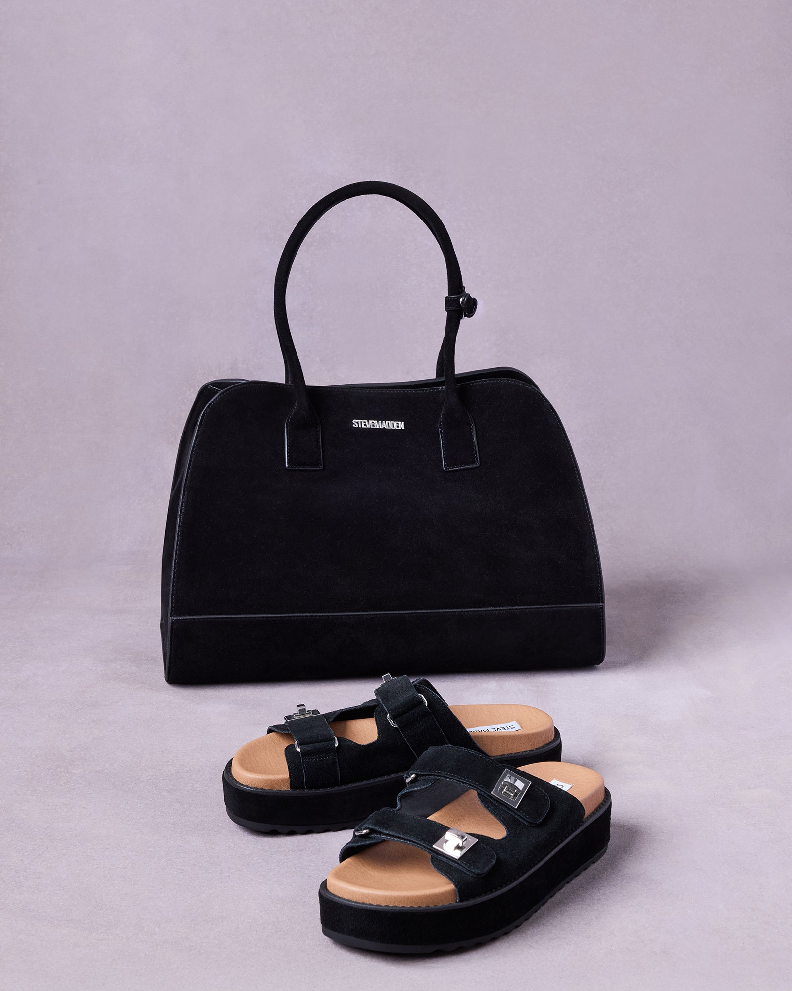 BIGSCHMONA SANDAL AND HEIDEE BAG BLACK BUNDLE、mySite、gtrtttuynbv