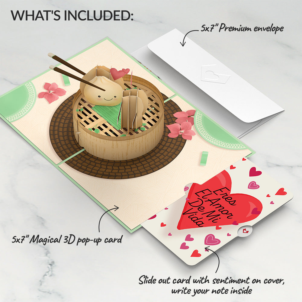 You're All That and Dim Sum Eres El Amor De Mi Vida Valentine Pop-Up Card and Sentiment Set、mySite、solidvoid