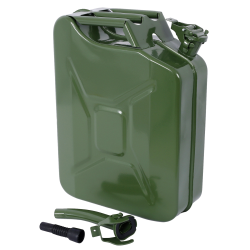 20 Liter (5 Gallon) Jerry Fuel Can with Flexible Spout, Portable Jerry Cans Fuel Tank Steel Fuel Can, Fuels Gasoline Cars, Trucks, Equipment,RED 4pcs/set、、eastwooduniform