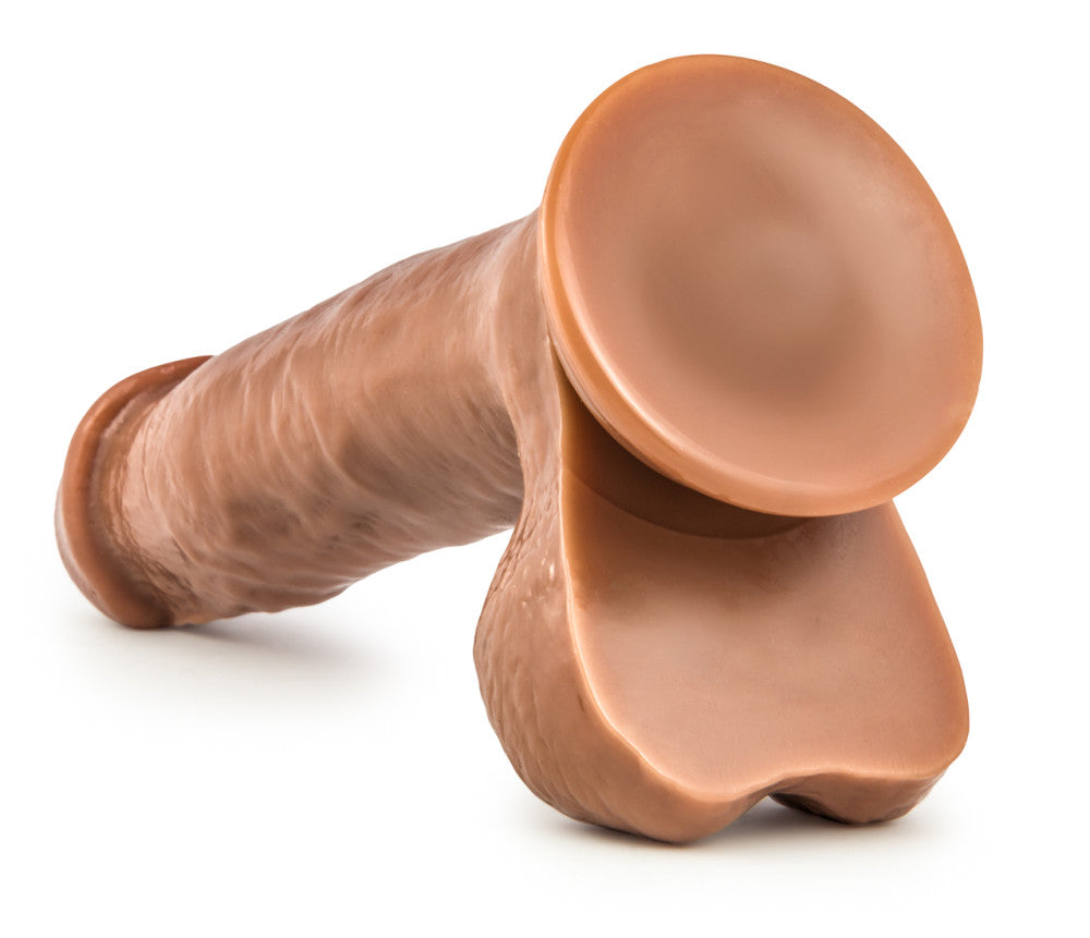 Coverboy™ By Blush® | The Kingpin Realistic Latin 7-Inch Long Dildo With Balls & Suction Cup Base、mySite、bottomscart