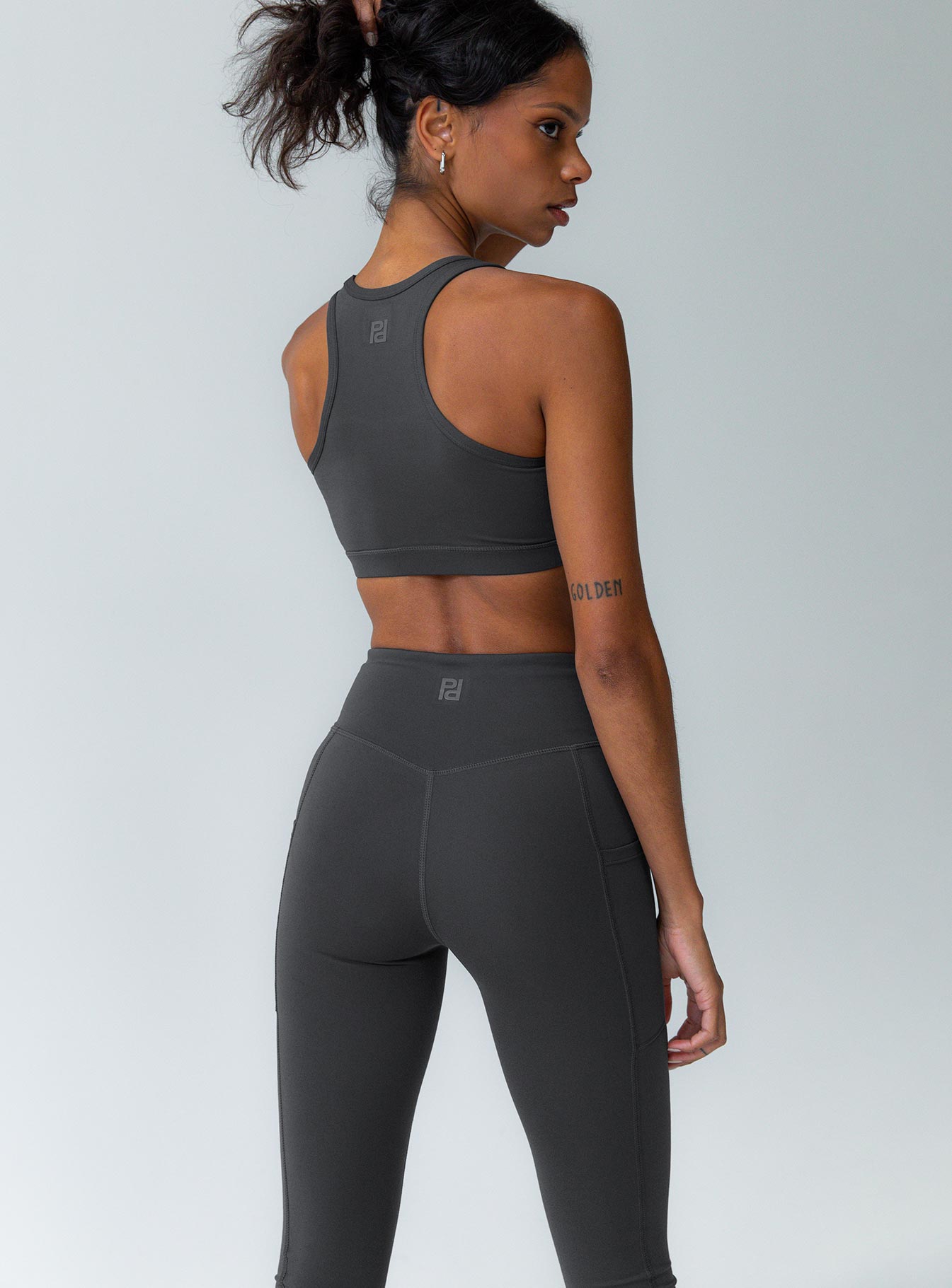 Unstoppable Activewear 7/8 Leggings Grey、mySite、solidvoid