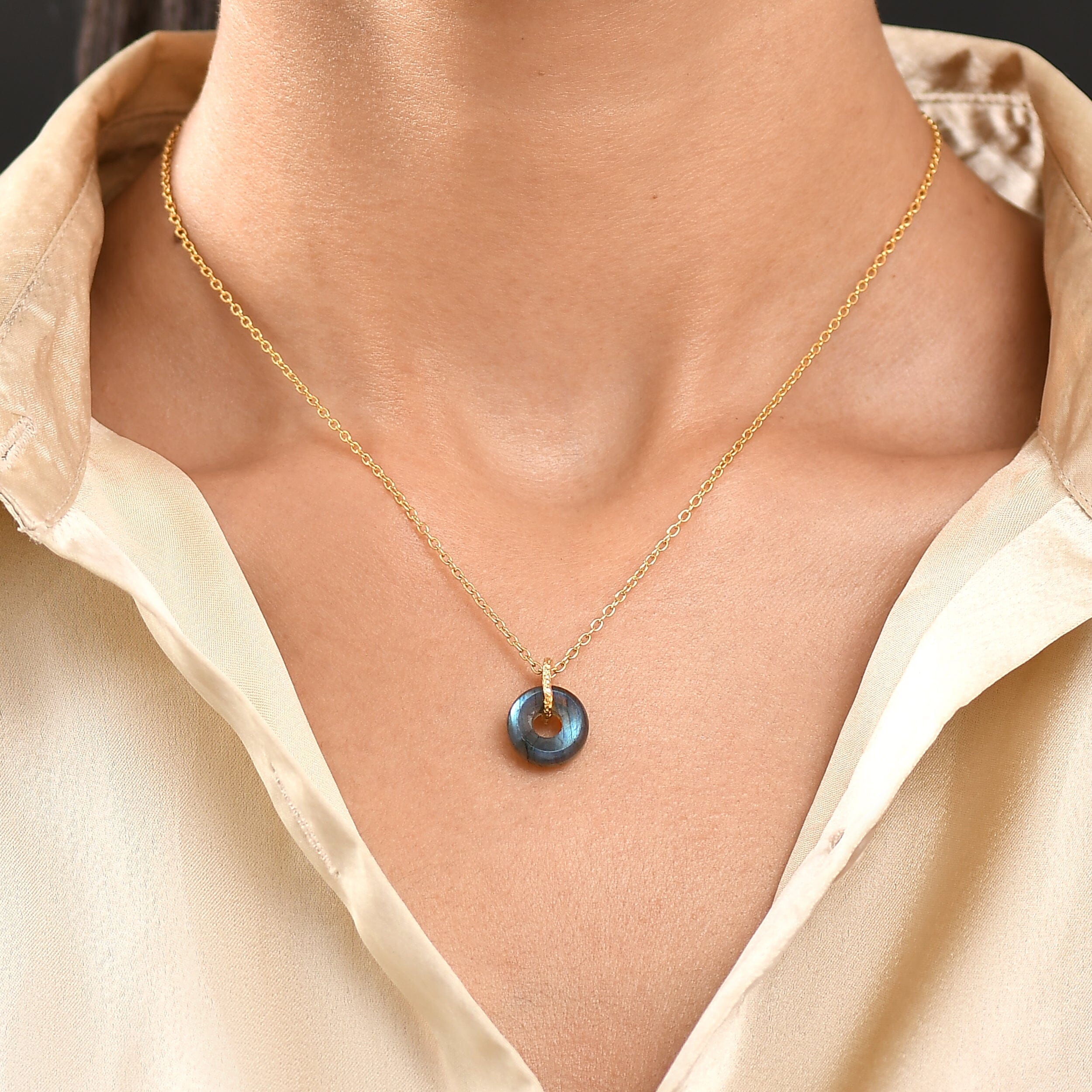 Labradorite Necklace - Aluna、mySite、hinf8tx79