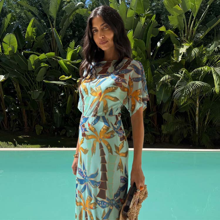 Azura Palms Mesh Tilly Dress、mySite、solidvoid