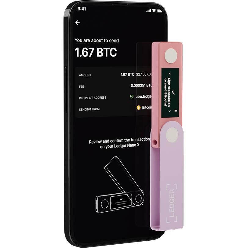 Ledger Nano X Digital Wallet (Pastel Pink)、mySite、camillekostekn