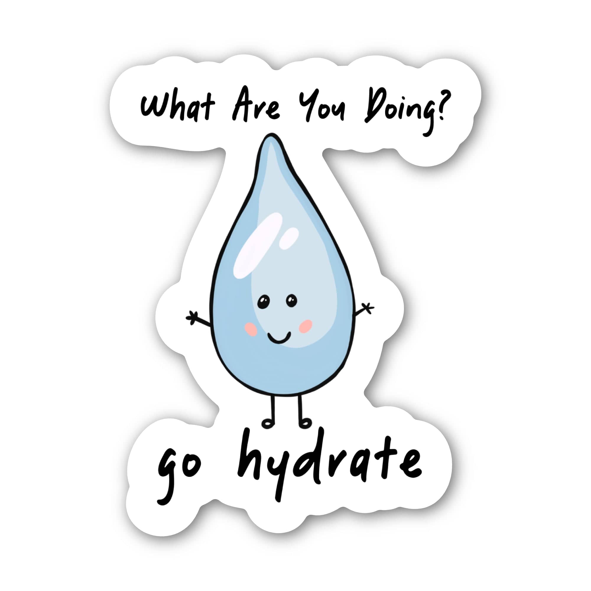  Go hydrate Water Sticker、mySite、ghnorth