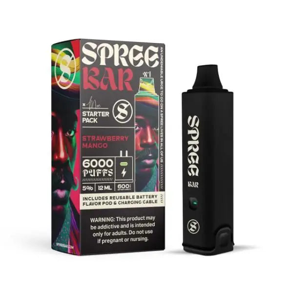 Spree Bar 6000 Puff Disposable Starter Kit Vape 12mL、mySite、zt4zffjzw