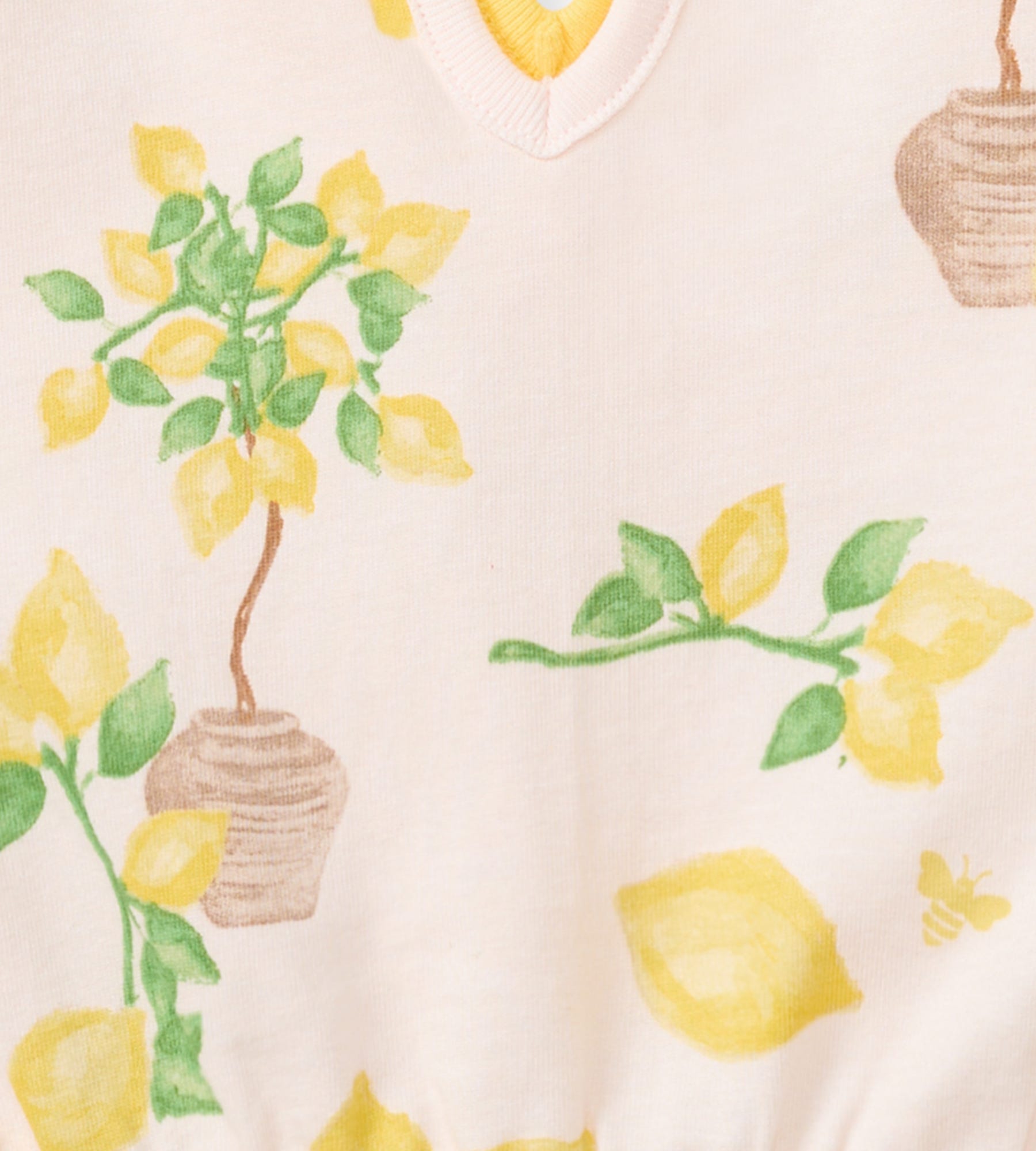 Island Lemons Organic Cotton Girl Romper、mySite、g9winljtr