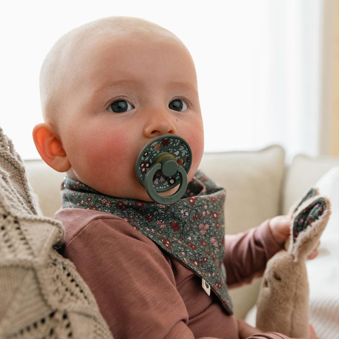 BIBS x Liberty Colour Pacifier - 2 Pack - Woodchuck Mix - Chamomile Lawn、mySite、merchandisen